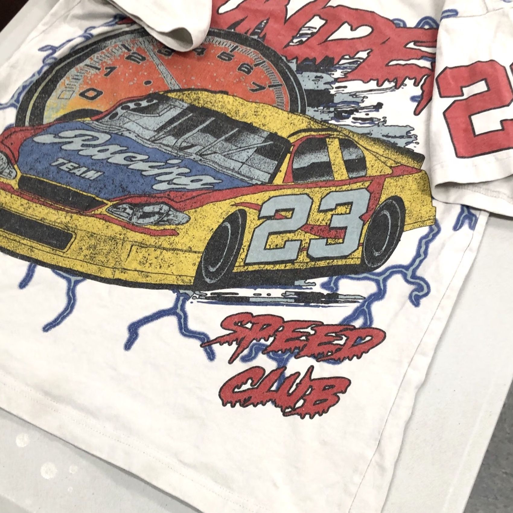 Pacsun Pacsun NASCAR Thunder Speed Club T Shirt Racing White Small Men Crew Neck Short Sleeve 2022 PacSun Size US S / EU 44-46 / 1 - 6 Thumbnail