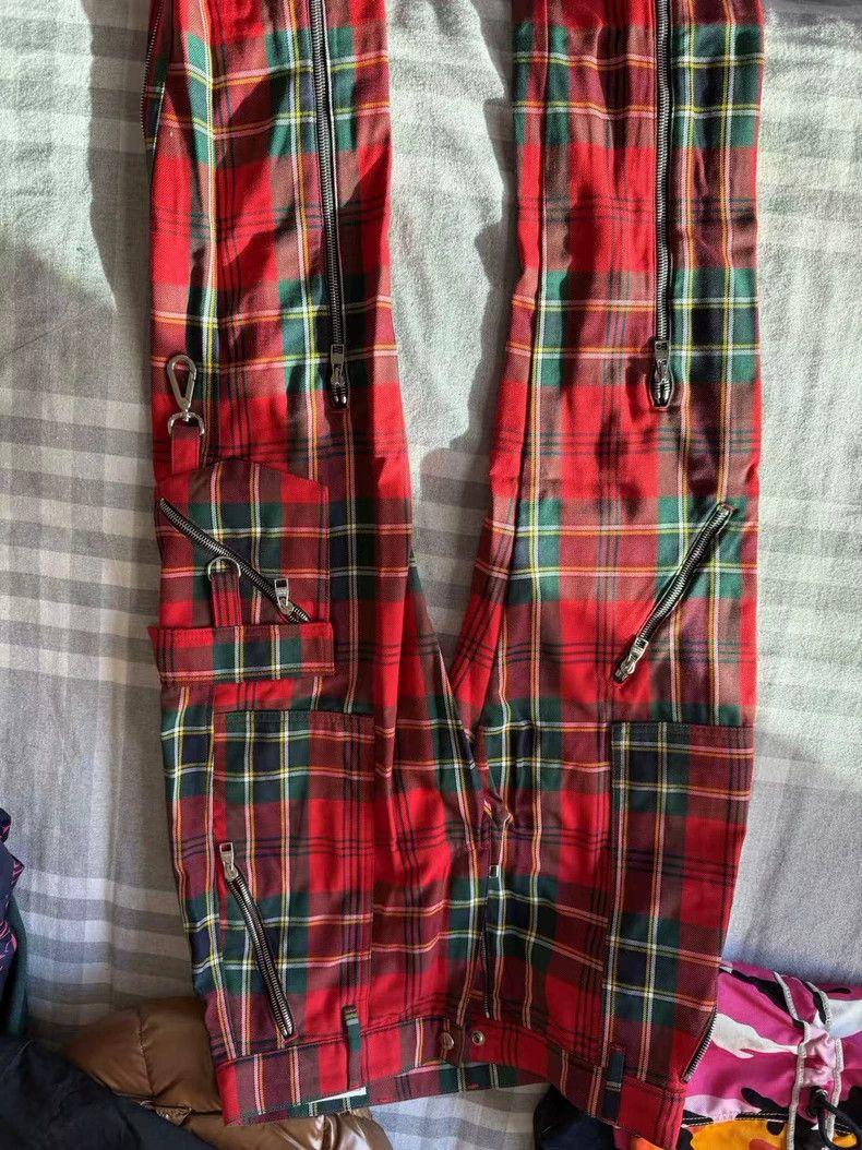 Alexander McQueen Alexander McQUEEN Red checkered men's pants 2504-Nextarrow Size US 30 / EU 46 - 1 Thumbnail