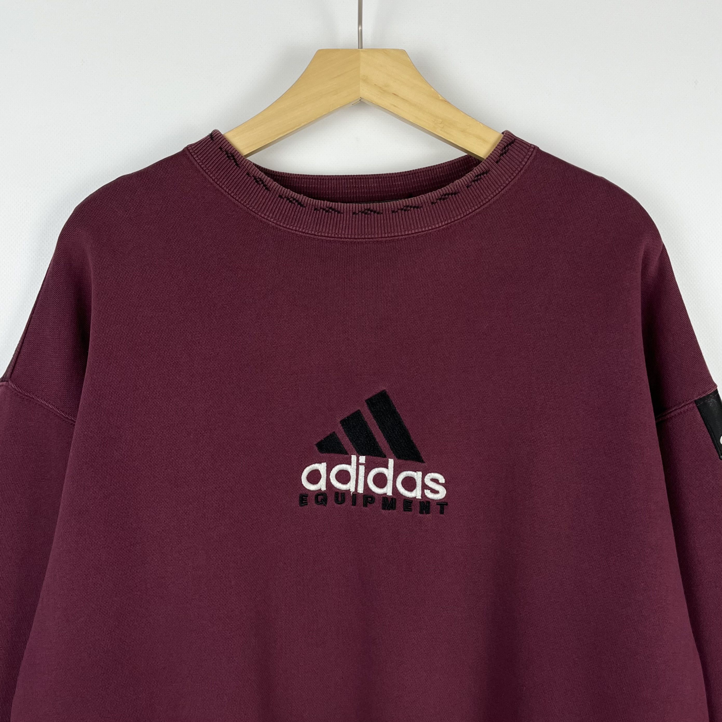 Adidas Vintage Adidas Equipment Iconic Big Logo Sweatshirt 90’s Size US M / EU 48-50 / 2 - 6 Thumbnail