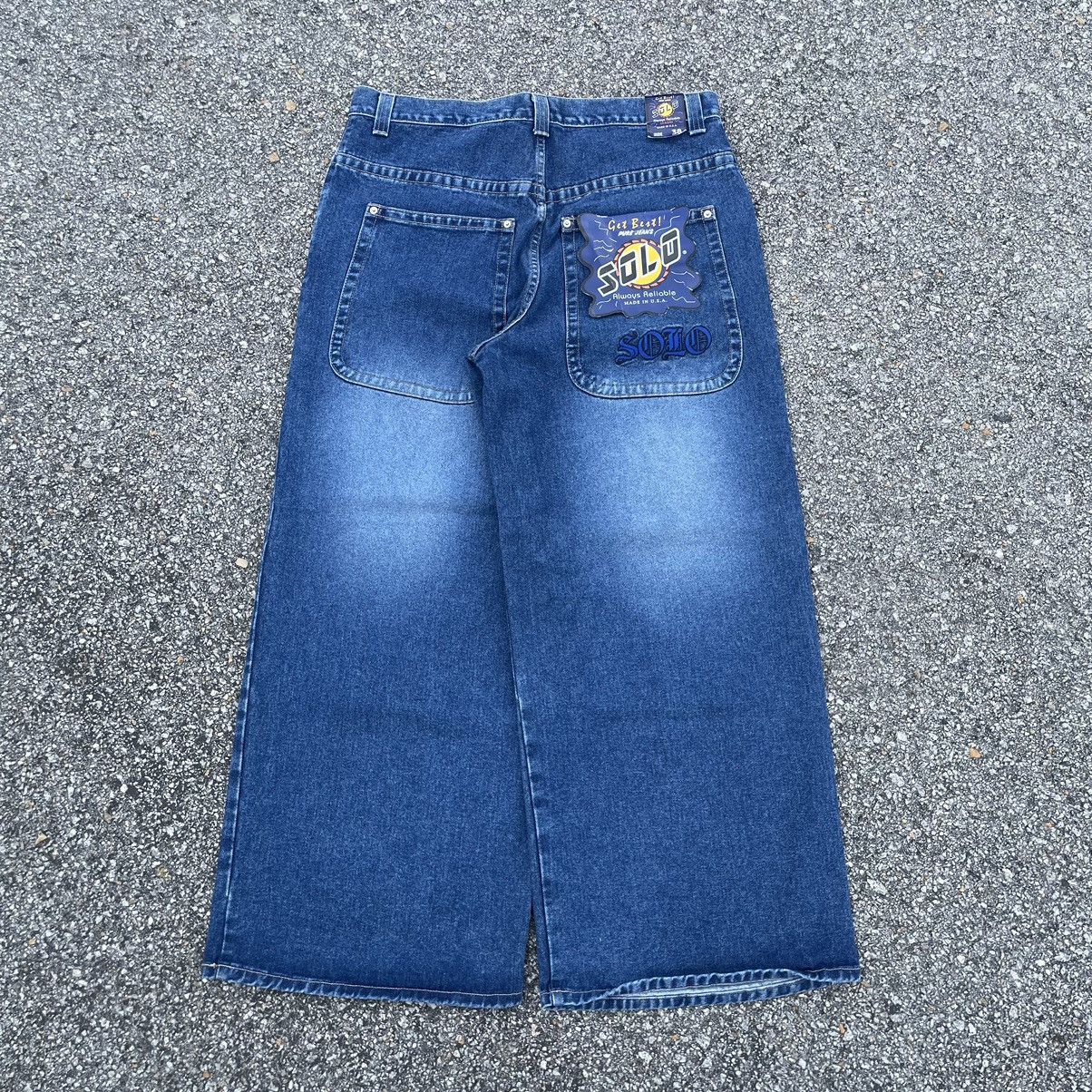 image of Jnco x Southpole Solo Jeans in Navy, Men's (Size 38)