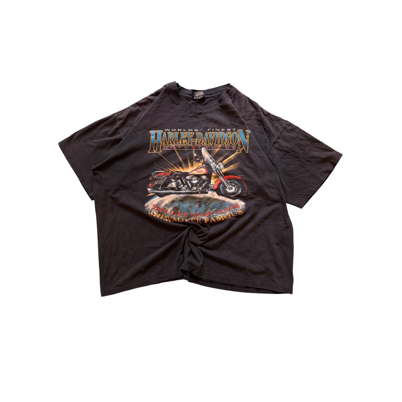 Vintage Vintage Harley-Davidson "Worlds Finest" Tee Size US L / EU 52-54 / 3 - 1 Thumbnail