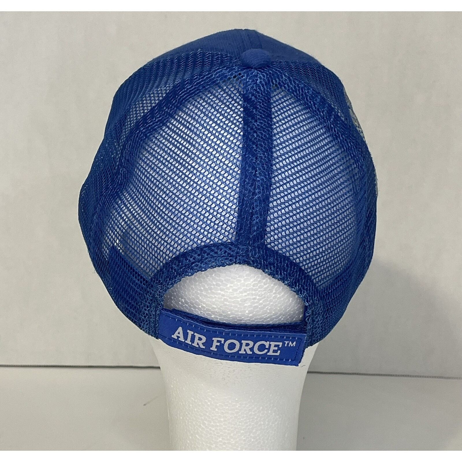 The Unbranded Brand US Air Force Retired Hat Blue White Mesh Trucker Cap USAF Size ONE SIZE - 4 Thumbnail