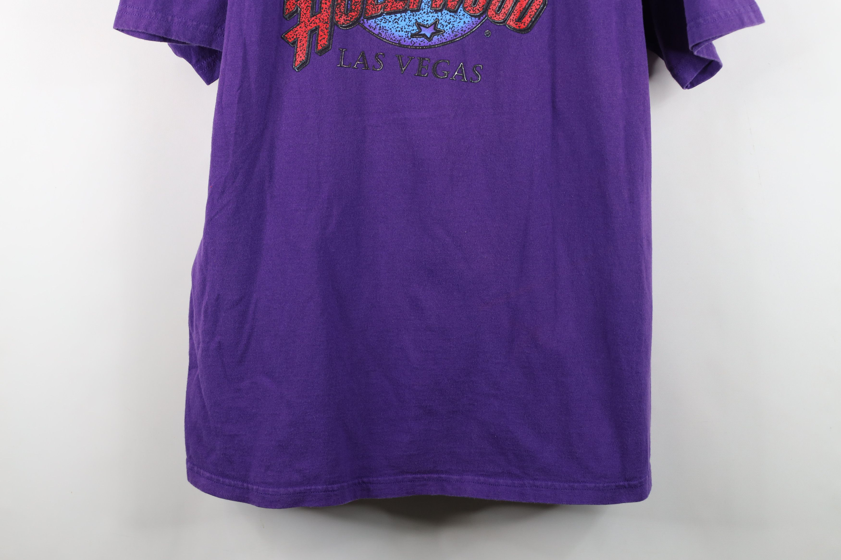 Vintage Vintage 90s Planet Hollywood Las Vegas T-Shirt Purple USA Size US XL / EU 56 / 4 - 3 Thumbnail