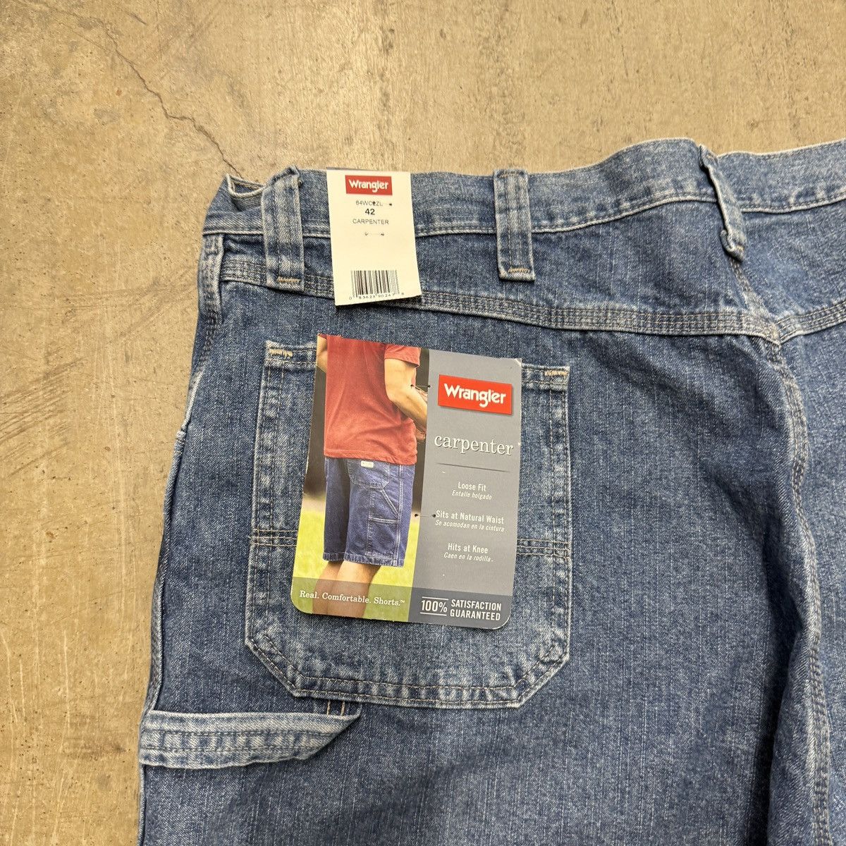 Wrangler Wrangler Baggy Wide Leg Carpenter Jorts Denim Shorts Men W42 Size US 42 / EU 58 - 3 Thumbnail