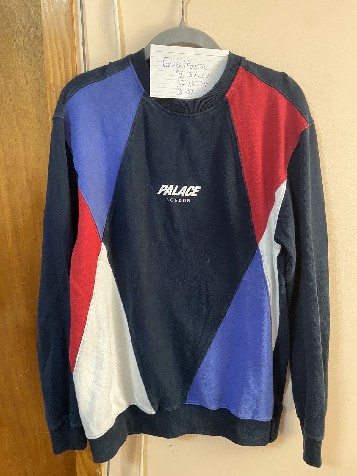 Palace Cross Crewneck Size US M / EU 48-50 / 2 - 1 Thumbnail