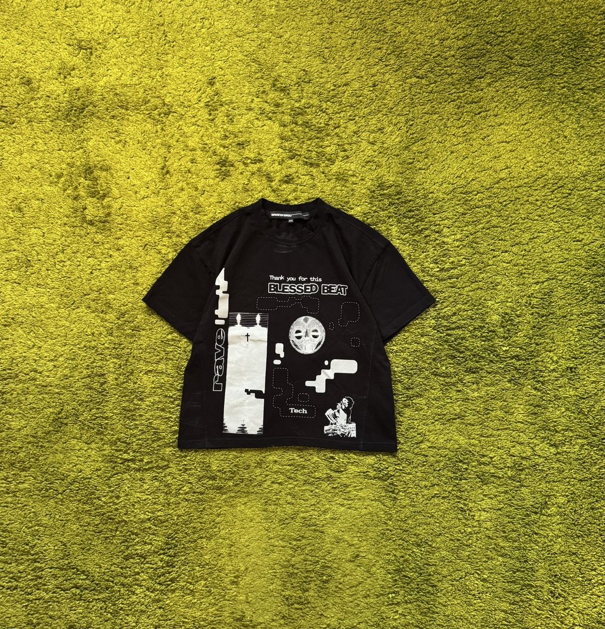 Hysteric Glamour × If Six Was Nine × SPENCER BADU Spencer Badu avant garde God is Good cropped t-shirt Y2K Size US XXS / EU 40 - 1 Thumbnail