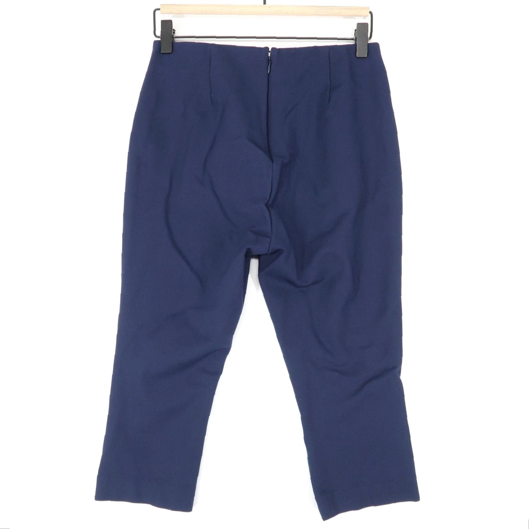 Rag & Bone rag & bone Simone Pants Womens 6 Blue Slim Fit Back Zip Capri Ponte Shirt Size 28" / US 6 / IT 42 - 2 Thumbnail