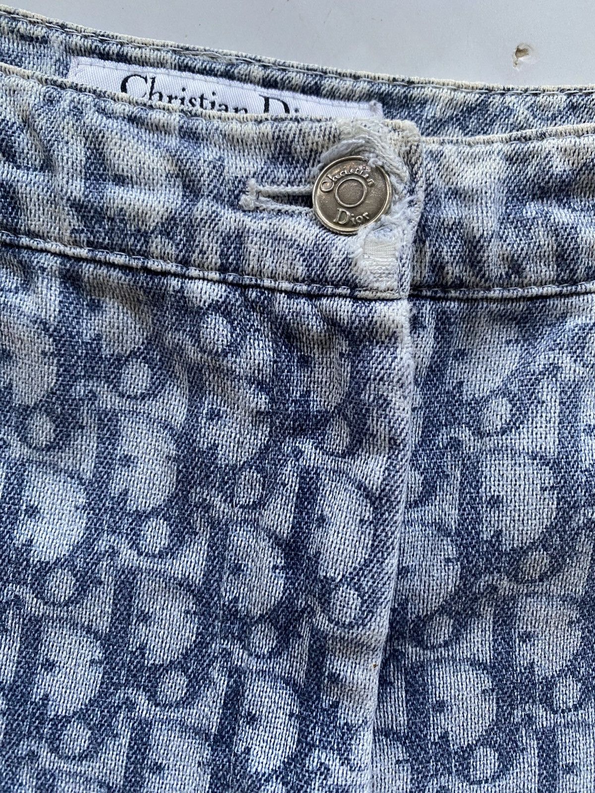 Dior Dior Oblique Denim Shorts Size US 30 / EU 46 - 3 Thumbnail