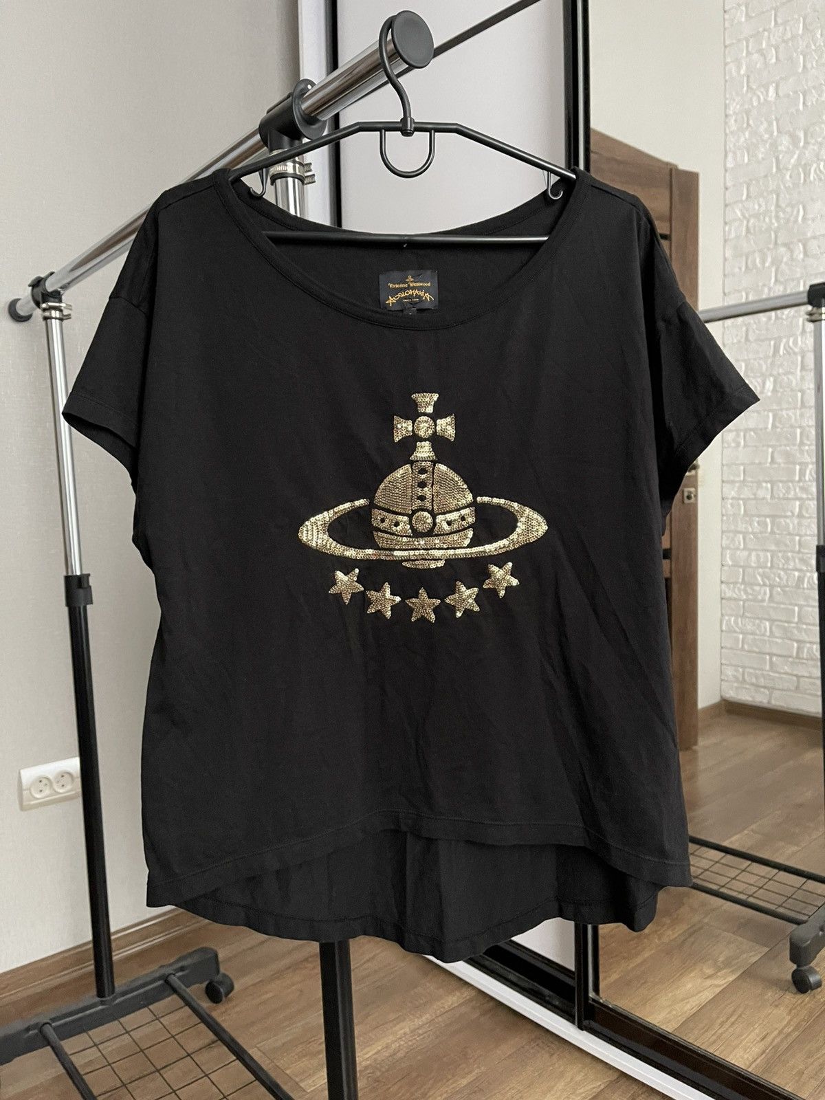 Vivienne Westwood Vivienne Westwood Anglomania Sunday Sequin T-Shirt Tee Size S / US 4 / IT 40 - 1 Thumbnail