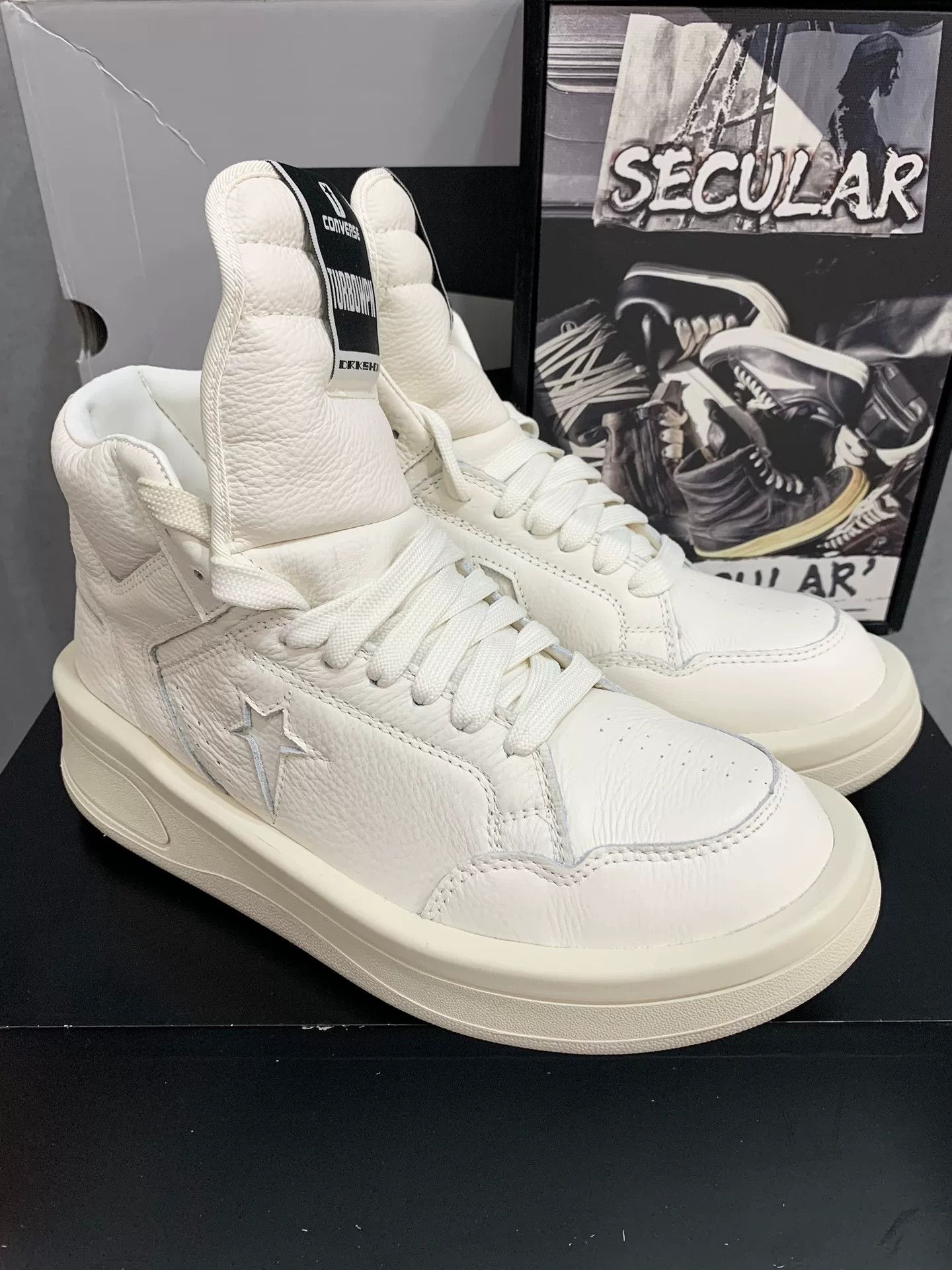 Rick Owens Rick Owens x Converse Sneakers Size US 11 / EU 44 - 1 Thumbnail