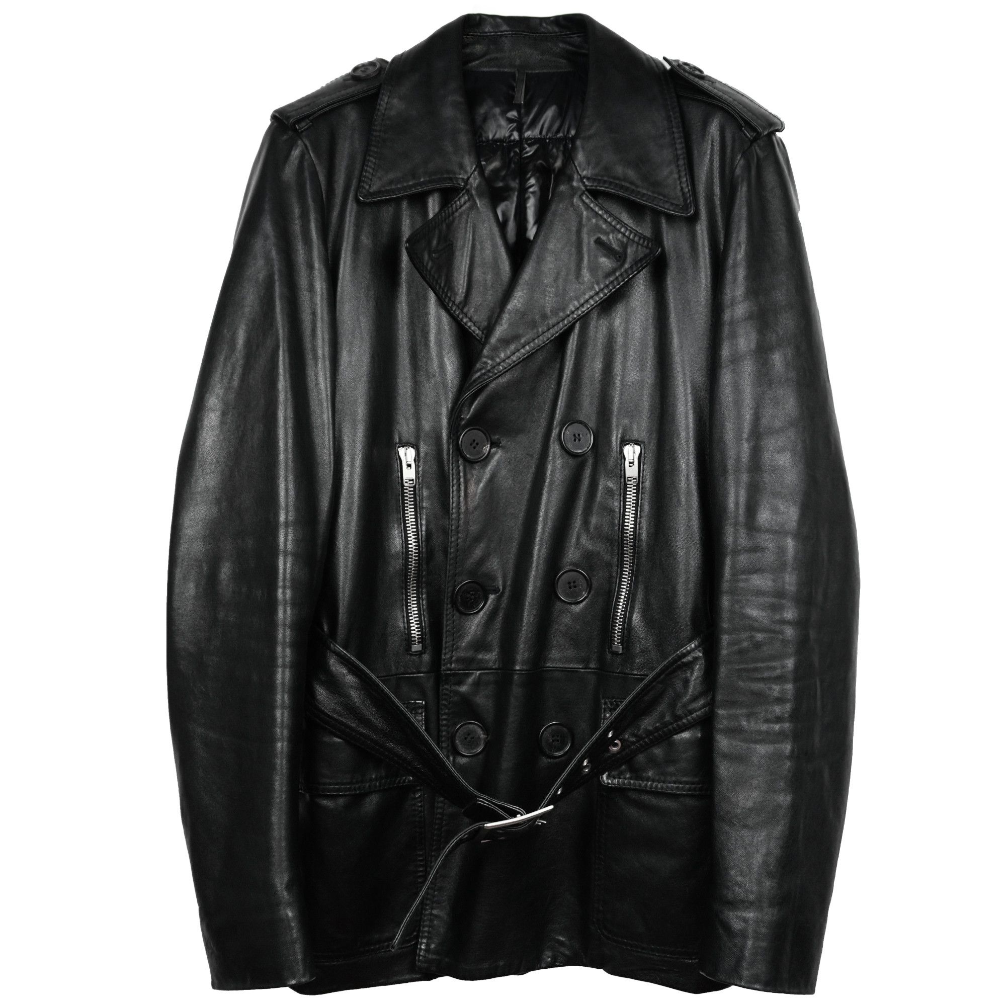 Dior SZ 48 AW06 Dior Homme A2 leather jacket Hedi Slimane era