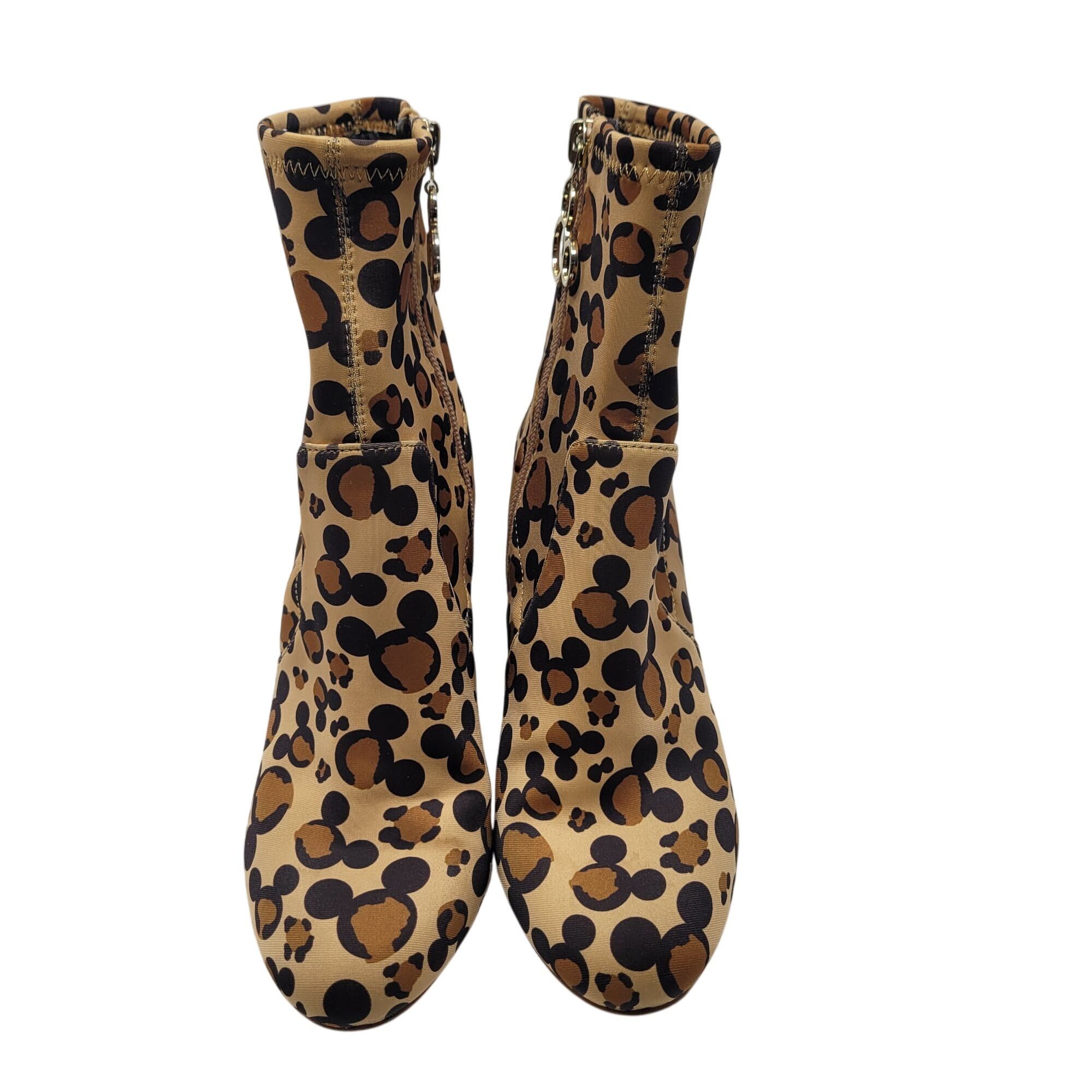 Aldo × Disney Disney X Aldo Step In Magic Leopard Chunky Heel Sock Bootie Size US 6 / IT 36 - 5 Thumbnail
