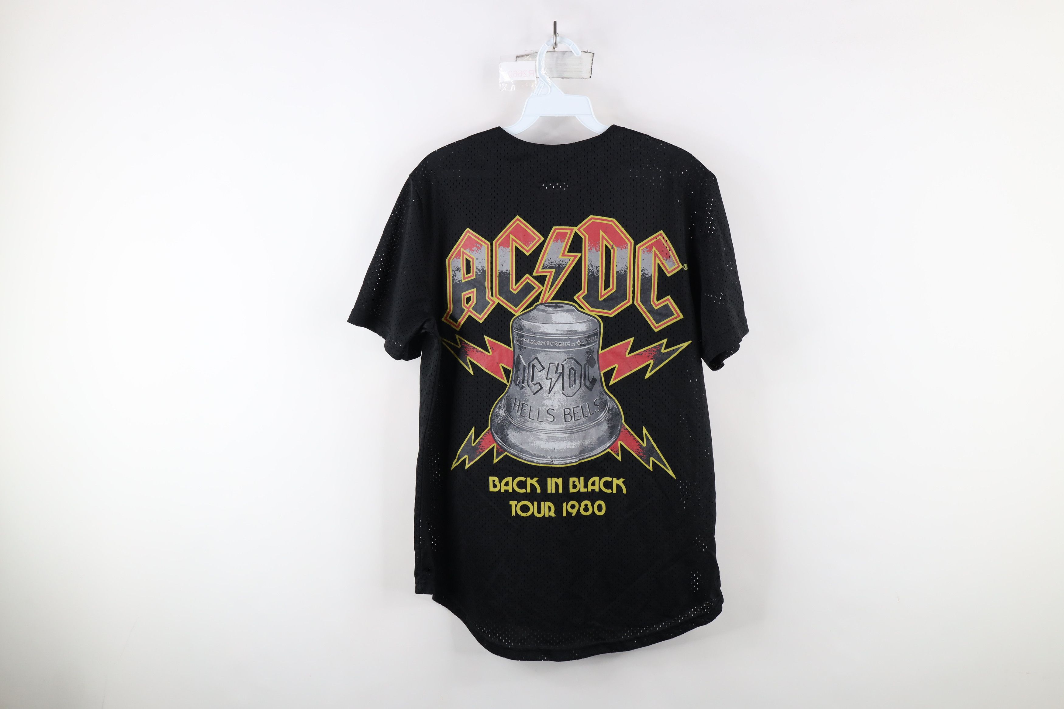 Vintage Retro In Black Hells Bells Tour ACDC Band Baseball Jersey Size US S / EU 44-46 / 1 - 9 Thumbnail