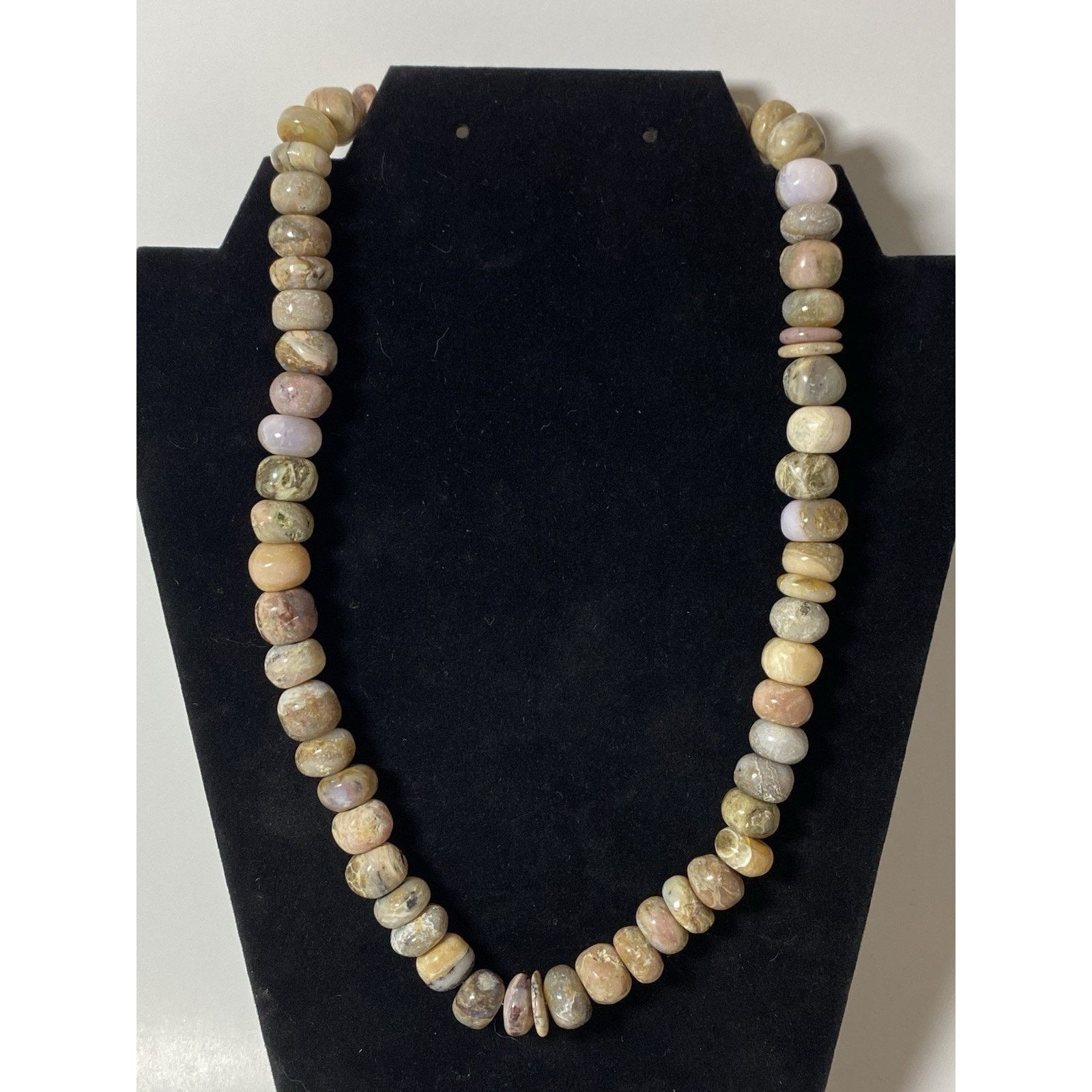 Other Natural Australian Opal Smooth Rondelle Beaded Necklace Size ONE SIZE - 1 Thumbnail