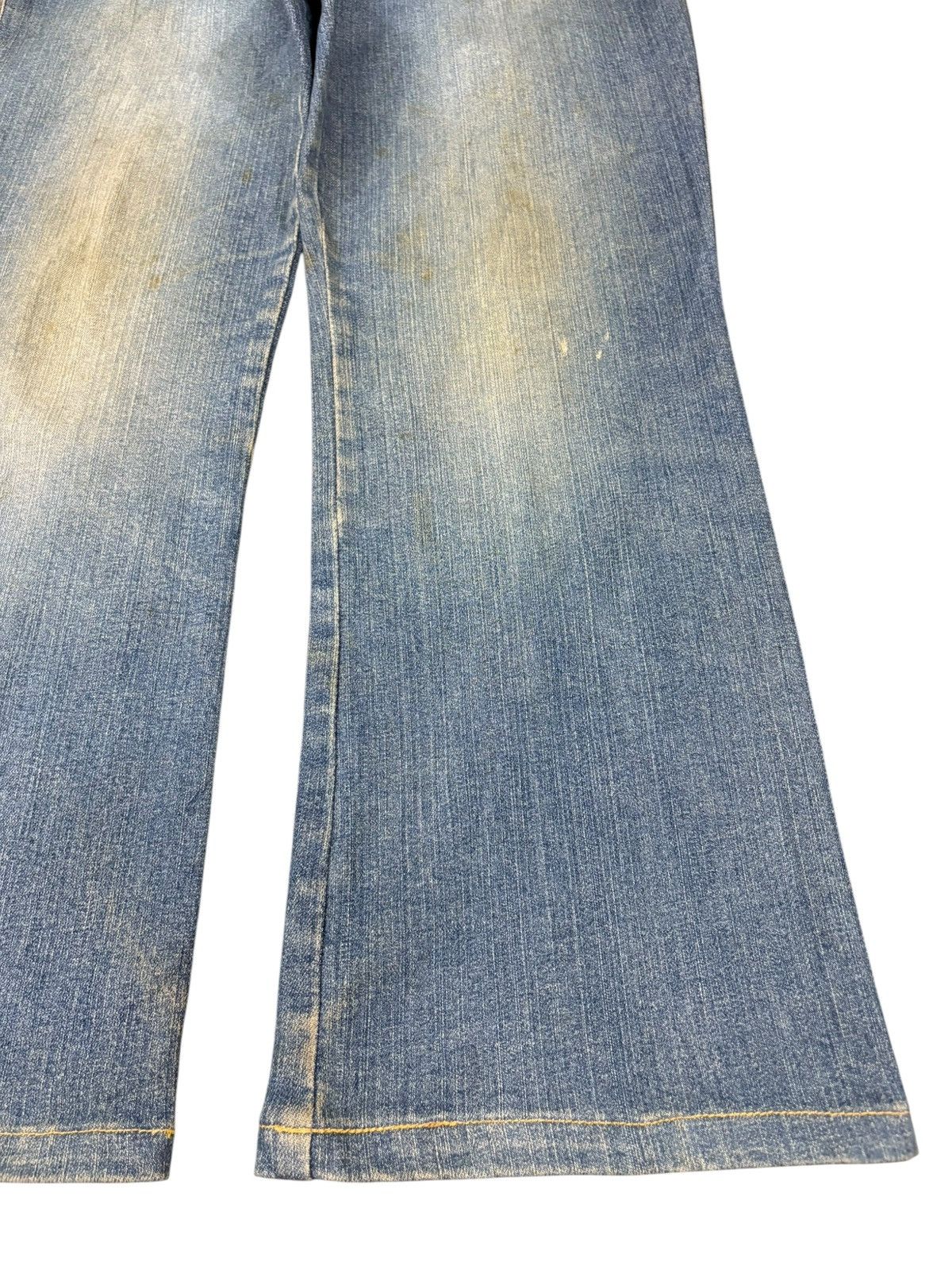Other Vintage Japanese Brand Mud Wash Bush Pants Bootcut Jeans Size US 29 - 7 Thumbnail