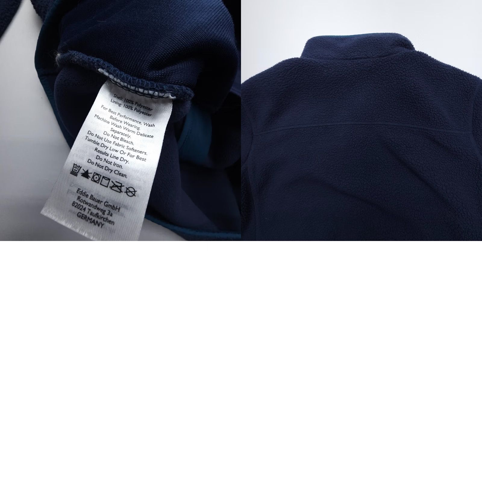 Eddie Bauer Eddie Bauer Full Zip Fleece Jacket Mens XL Tall Blue Outdoor Camping Bomber Jacket Size US XL / EU 56 / 4 - 8 Thumbnail