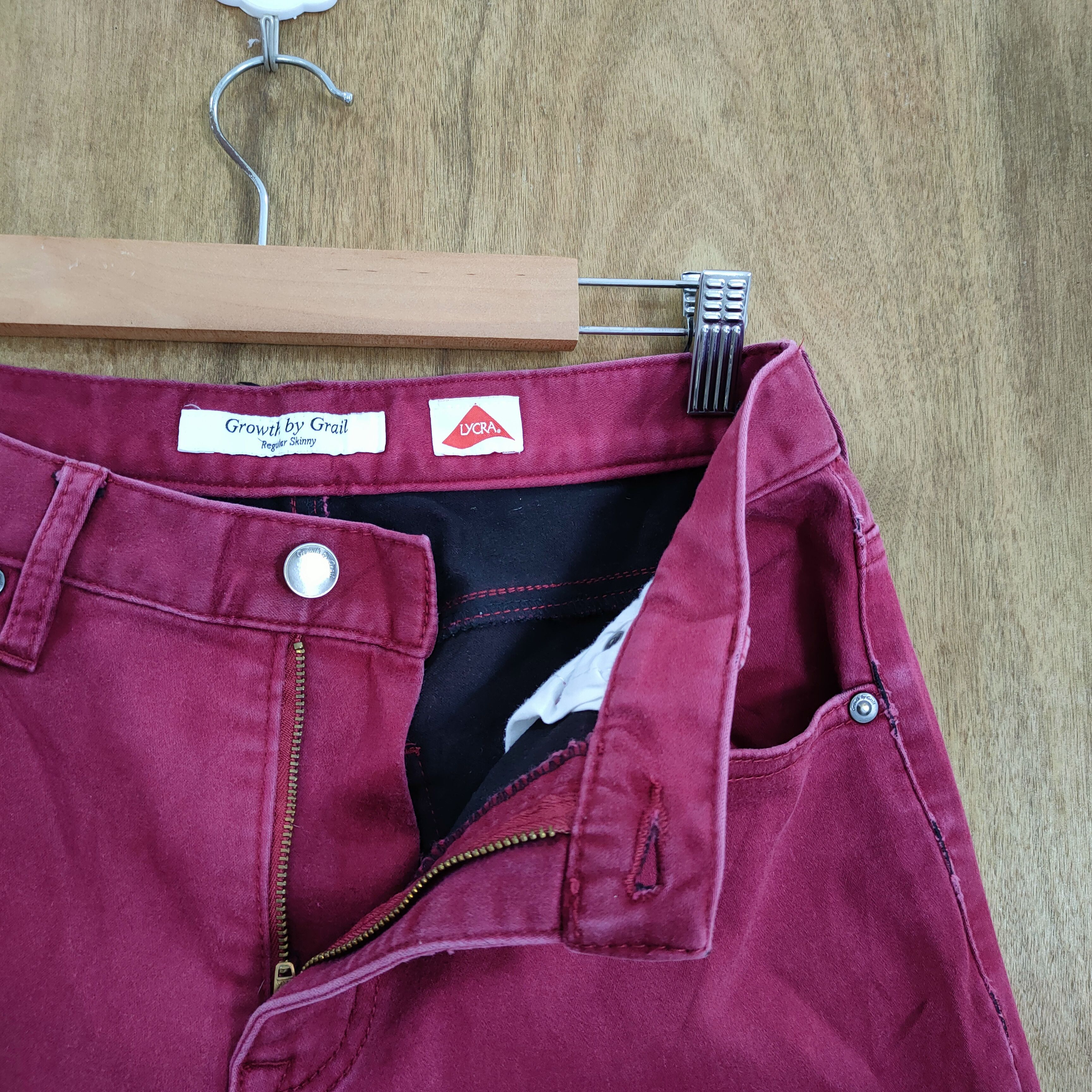 Grailed GROWTH BY GRAIL MAROON SKINNY PANTS Size US 28 / EU 44 - 10 Thumbnail