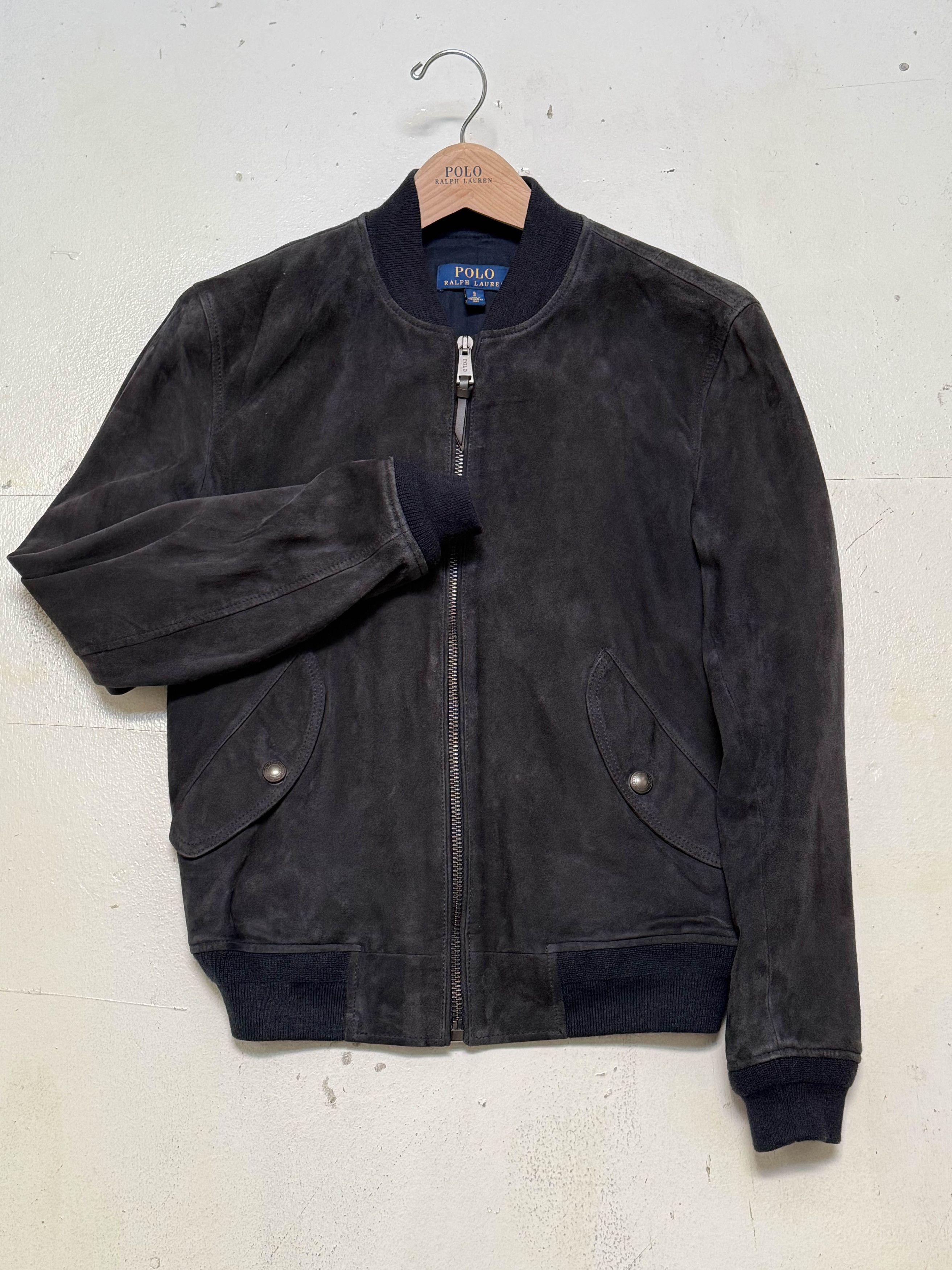 Suede Bomber Jacket