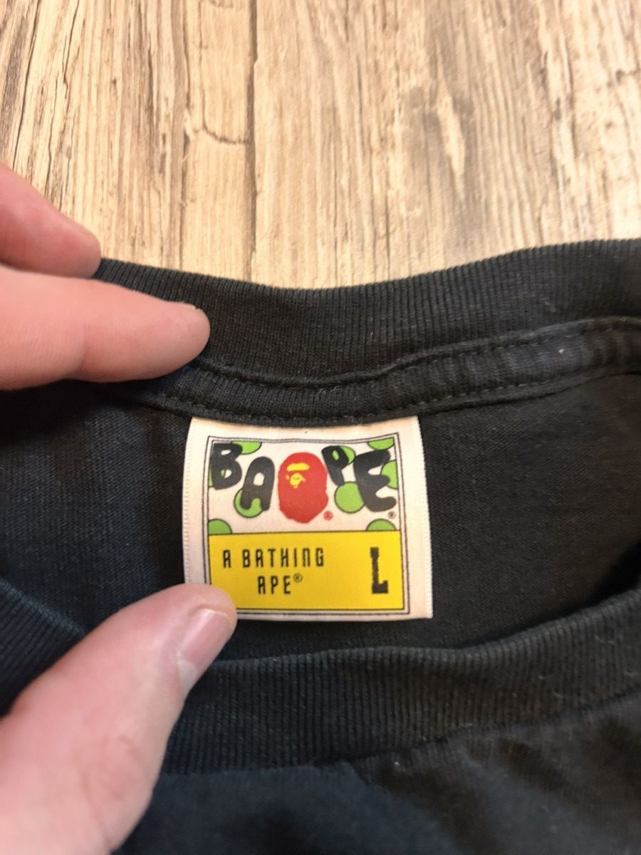 Bape Bape Check By Bathing Ape Tee Size US L / EU 52-54 / 3 - 3 Thumbnail