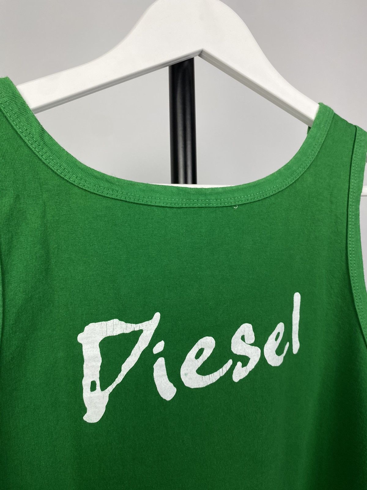 Diesel × Vintage Y2K Diesel Avant Garde Tank Top Back Print Streetwear Hype Size US M / EU 48-50 / 2 - 10 Thumbnail