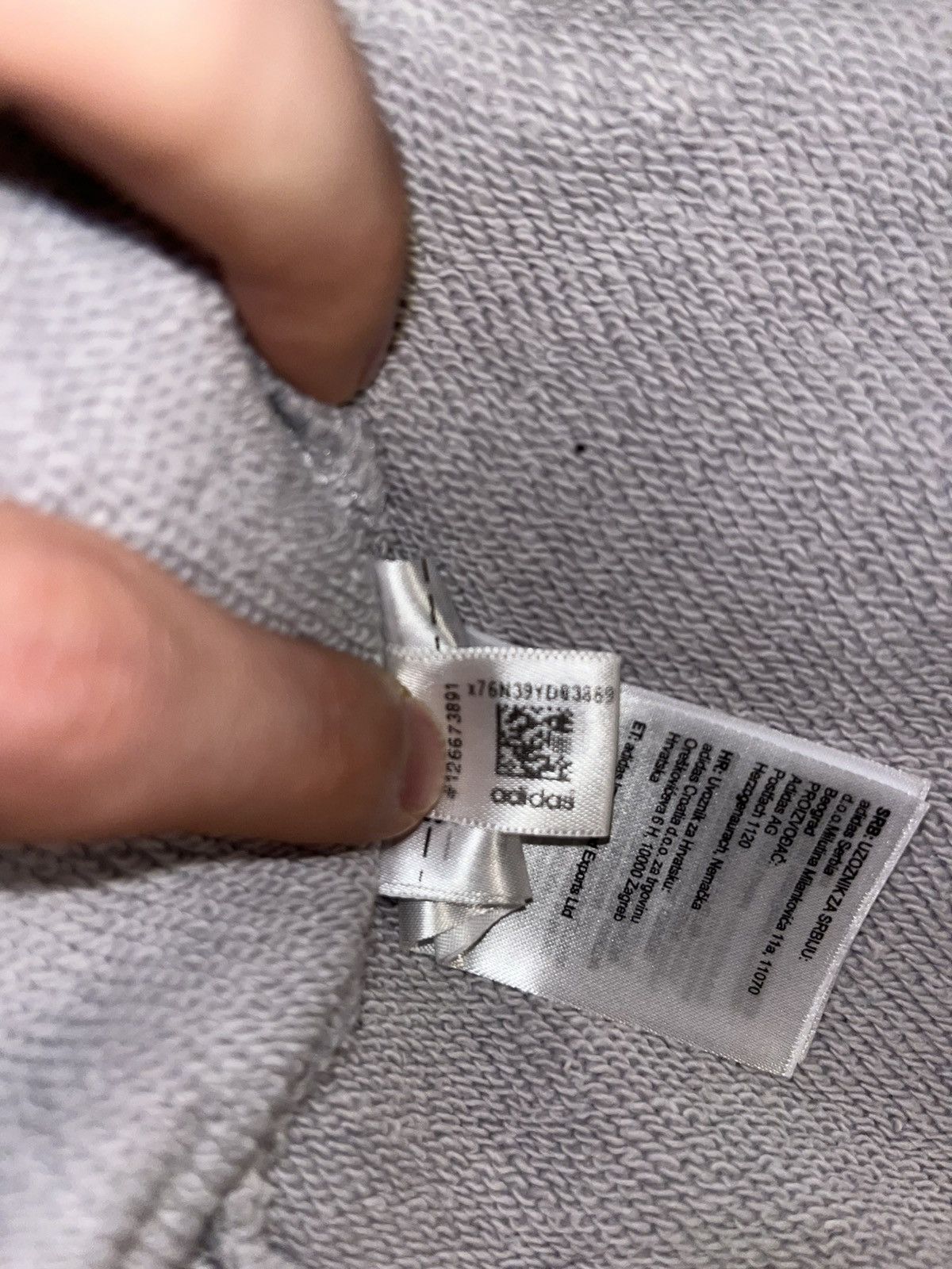 Adidas Adidas Originals Gray Hoodie Size US L / EU 52-54 / 3 - 9 Thumbnail