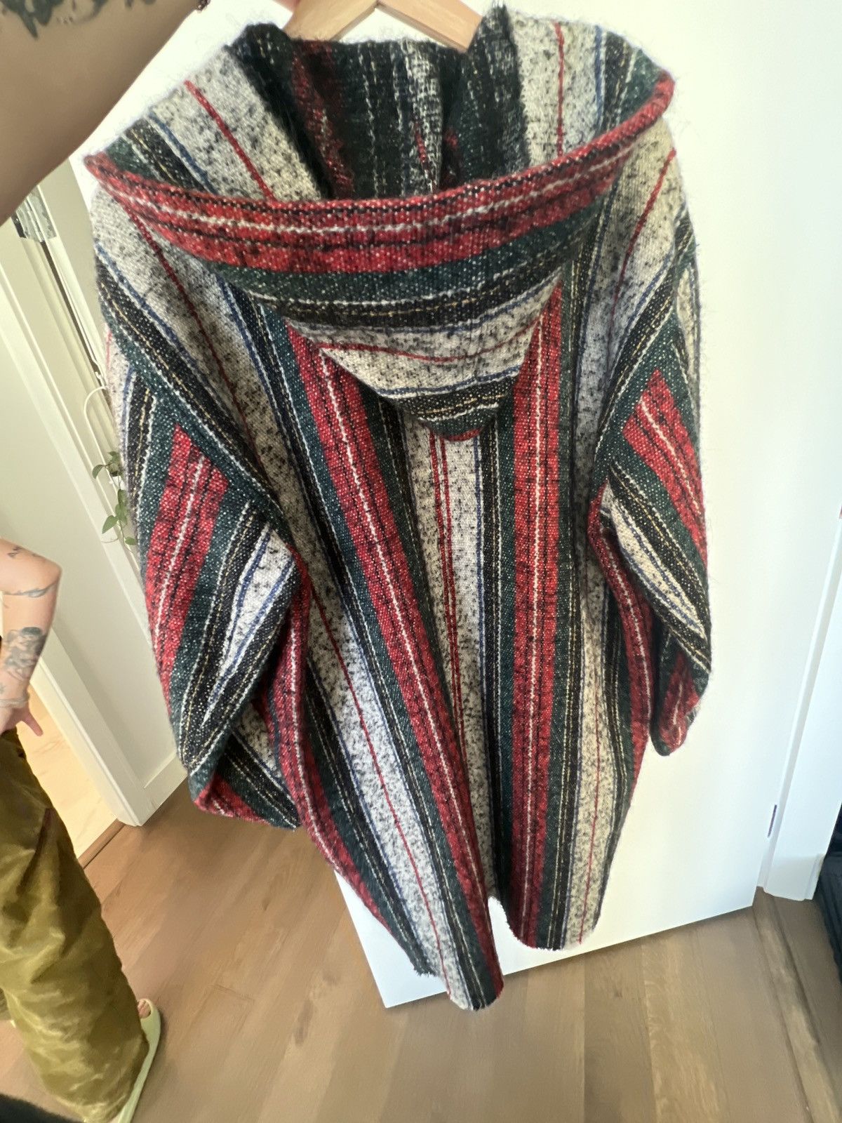 Designer × Isabel Marant Isabel marant stripped wool-blend hoodie coat Size XS / US 0-2 / IT 36-38 - 2 Thumbnail