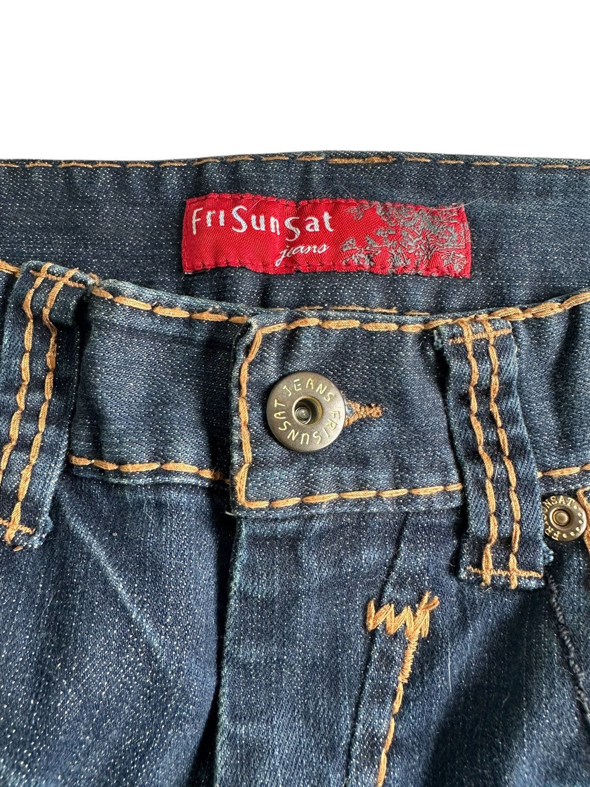 Hysteric Glamour VINTAGE OUTER SEAM FRISUNSAT JEANS KENDRICK LAMAR STYLE Size US 31 - 7 Thumbnail