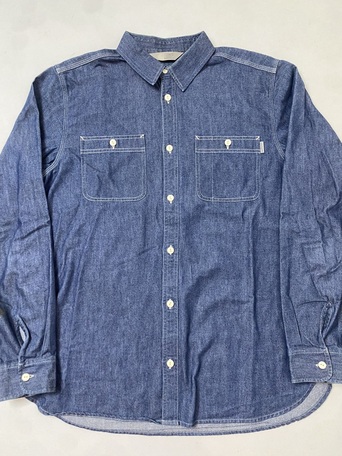 Carhartt Wip Carhartt WIP X Slam Jam shirt size XL used blue denim Size US XL / EU 56 / 4 - 2 Thumbnail