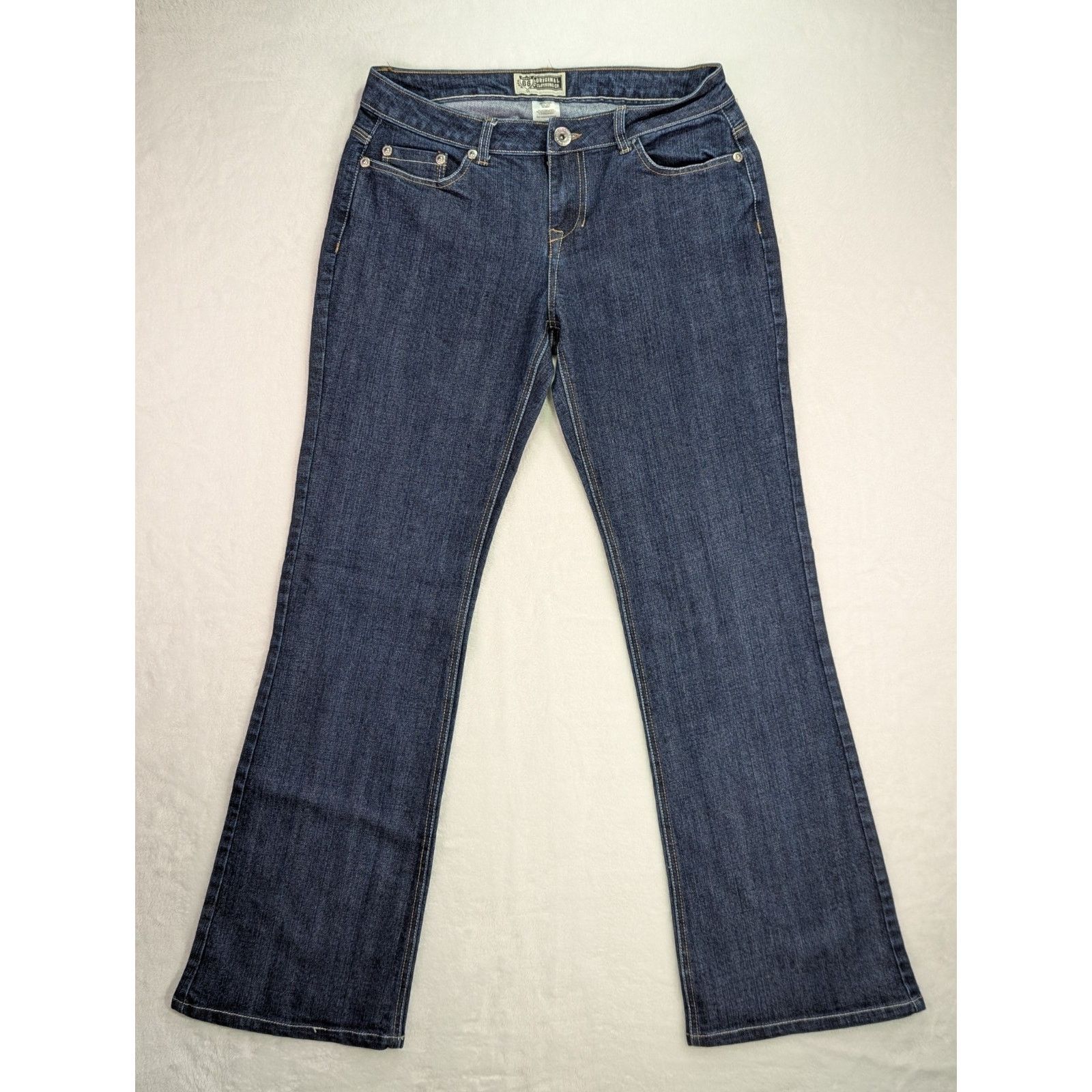 Route 66 Vintage Route 66 Y2K Flared Leg Jeans Size 5/6 Mid-Rise Size 32" / US 10 / IT 46 - 1 Thumbnail