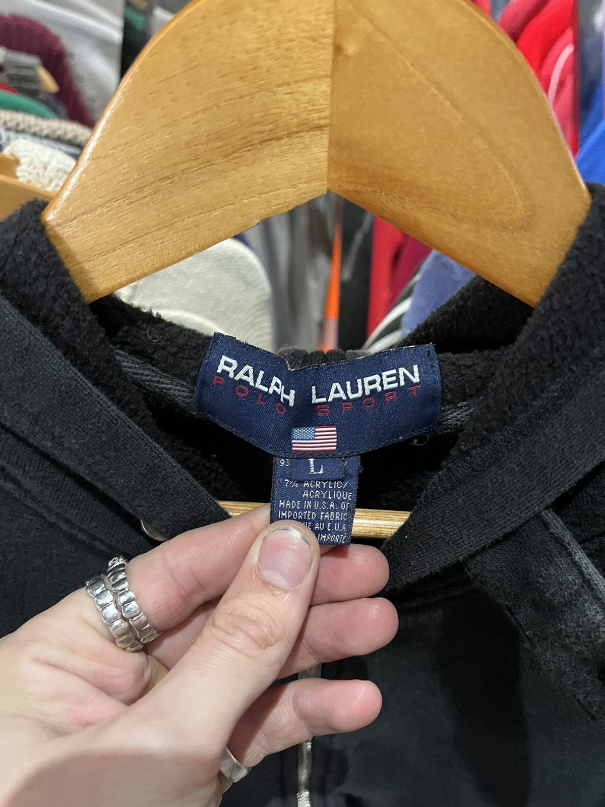 Polo Ralph Lauren Ralph Lauren Polo Sport Vintage Sweat Suit Pattern Band M-L Size US 32 / EU 48 - 4 Thumbnail