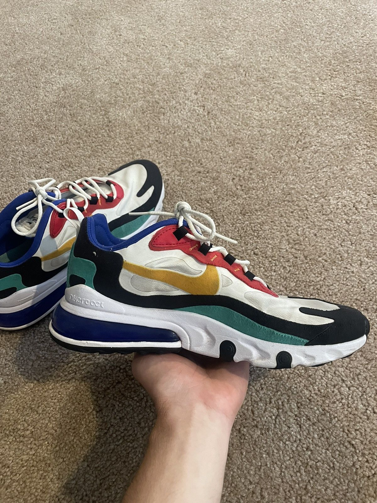Nike Nike Air Max 270 React Size US 8.5 / EU 41-42 - 7 Thumbnail