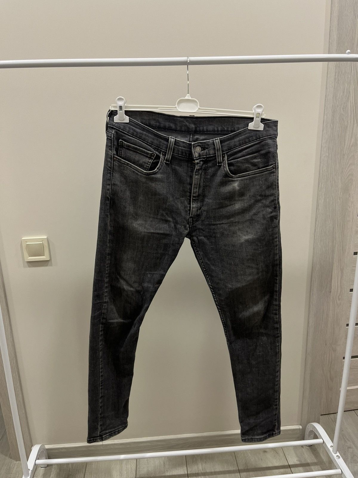 Levi's Vintage 90s Y2K Levi's 519 Gray Denim Jeans Made In USA Size US 34 / EU 50 - 3 Thumbnail
