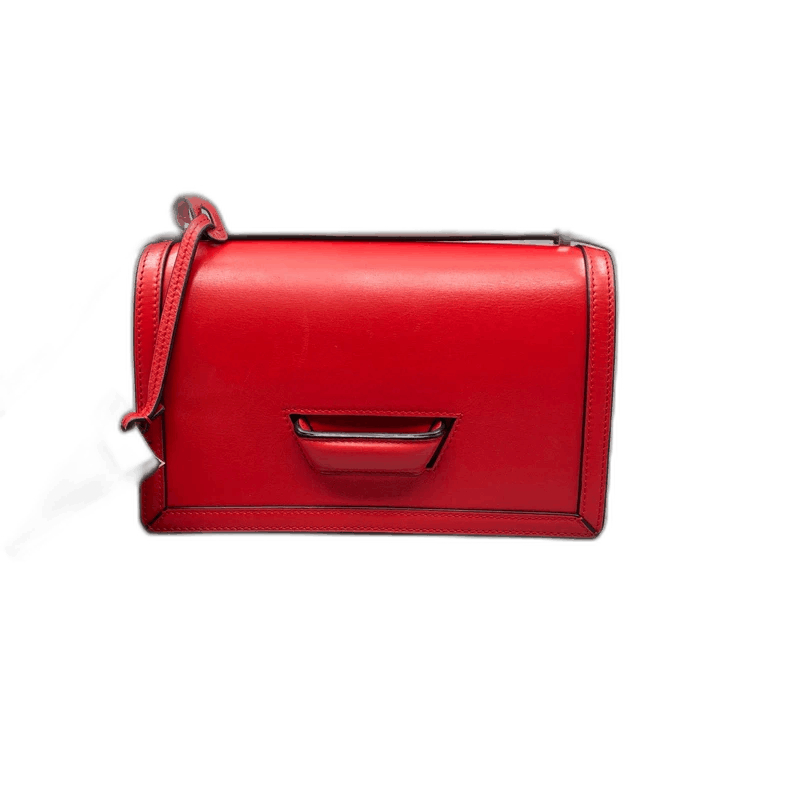 Loewe Barcelone Triangle Crossbody Bag in Red, Men's