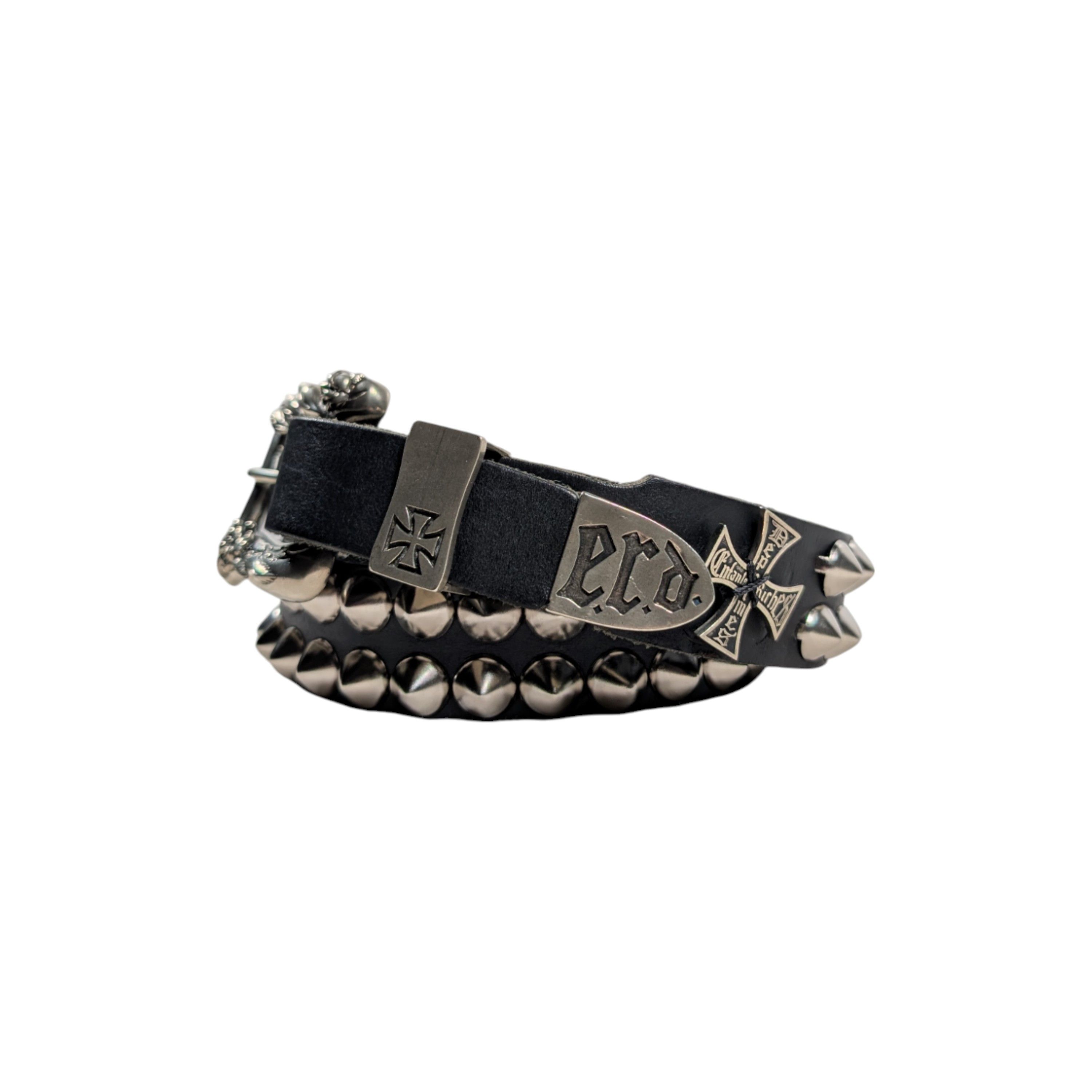 Enfants Riches Deprimes ERD Iron Cross Stud Belt 2cm Size 30 - 3 Thumbnail