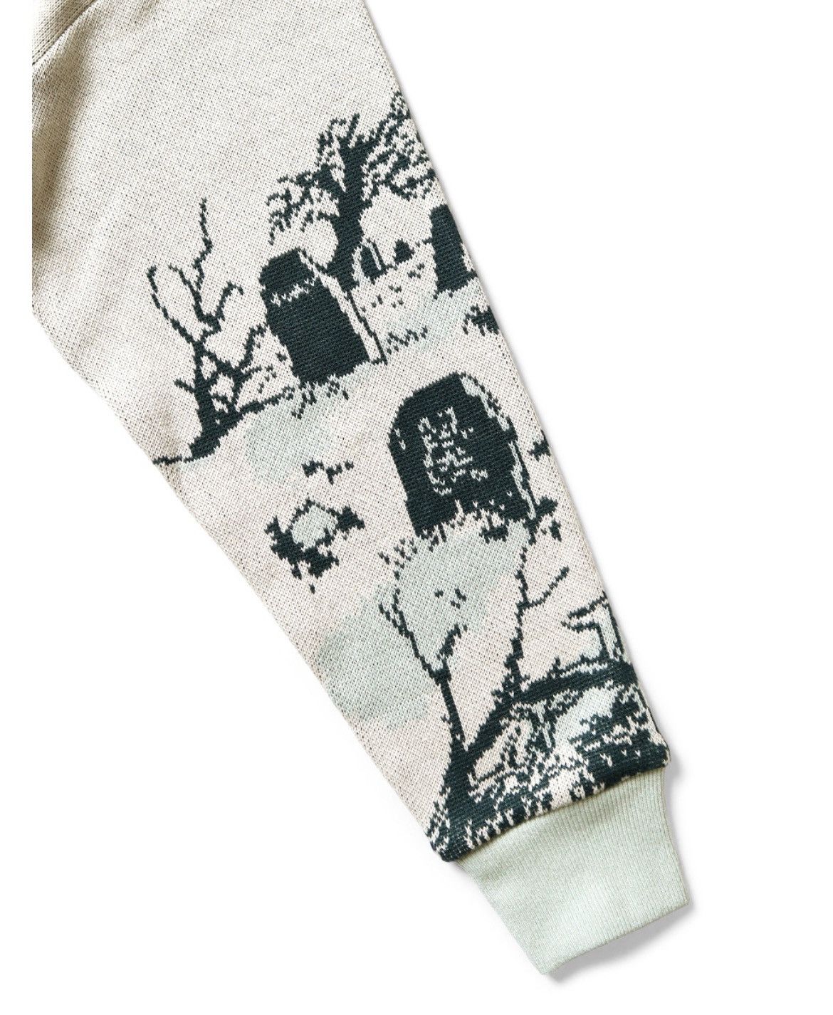 Kapital 8G Jacquard Knit hoodie Sweater (BELOVED Mr_) size 3 Size US L / EU 52-54 / 3 - 3 Thumbnail