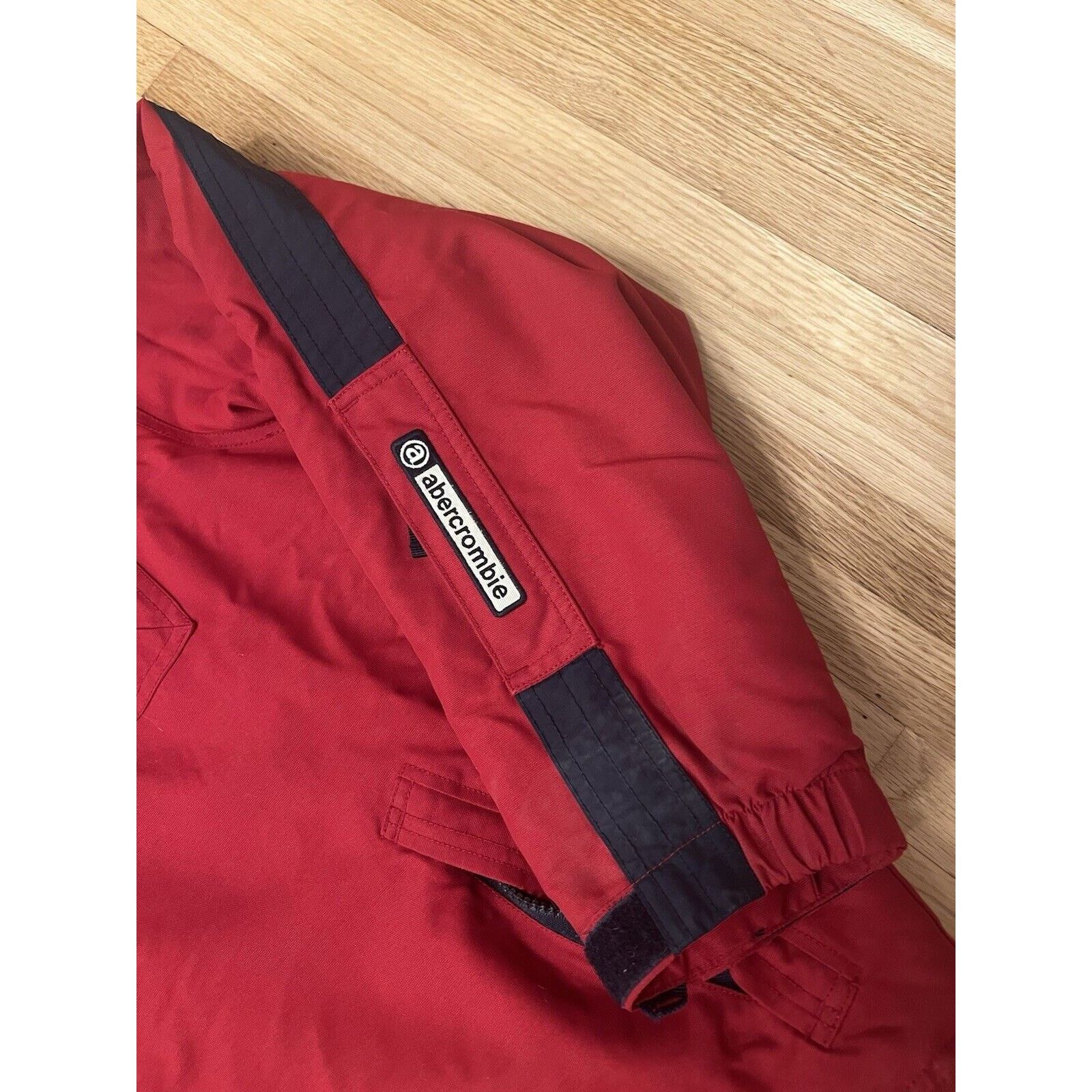 Abercrombie & Fitch Vintage Abercrombie And Fitch Jacket XL Red Men Full Zip Size US XL / EU 56 / 4 - 2 Thumbnail