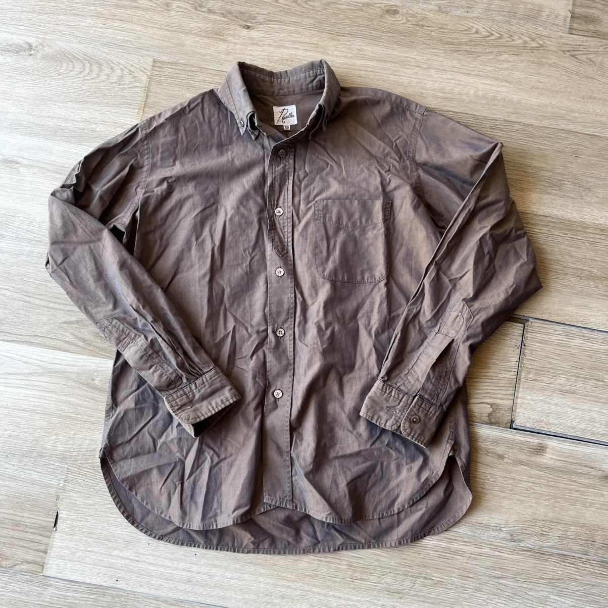 Needles Needles Double Collar Brown Iridescent Long Sleeve Size US XS / EU 42 / 0 - 2 Thumbnail