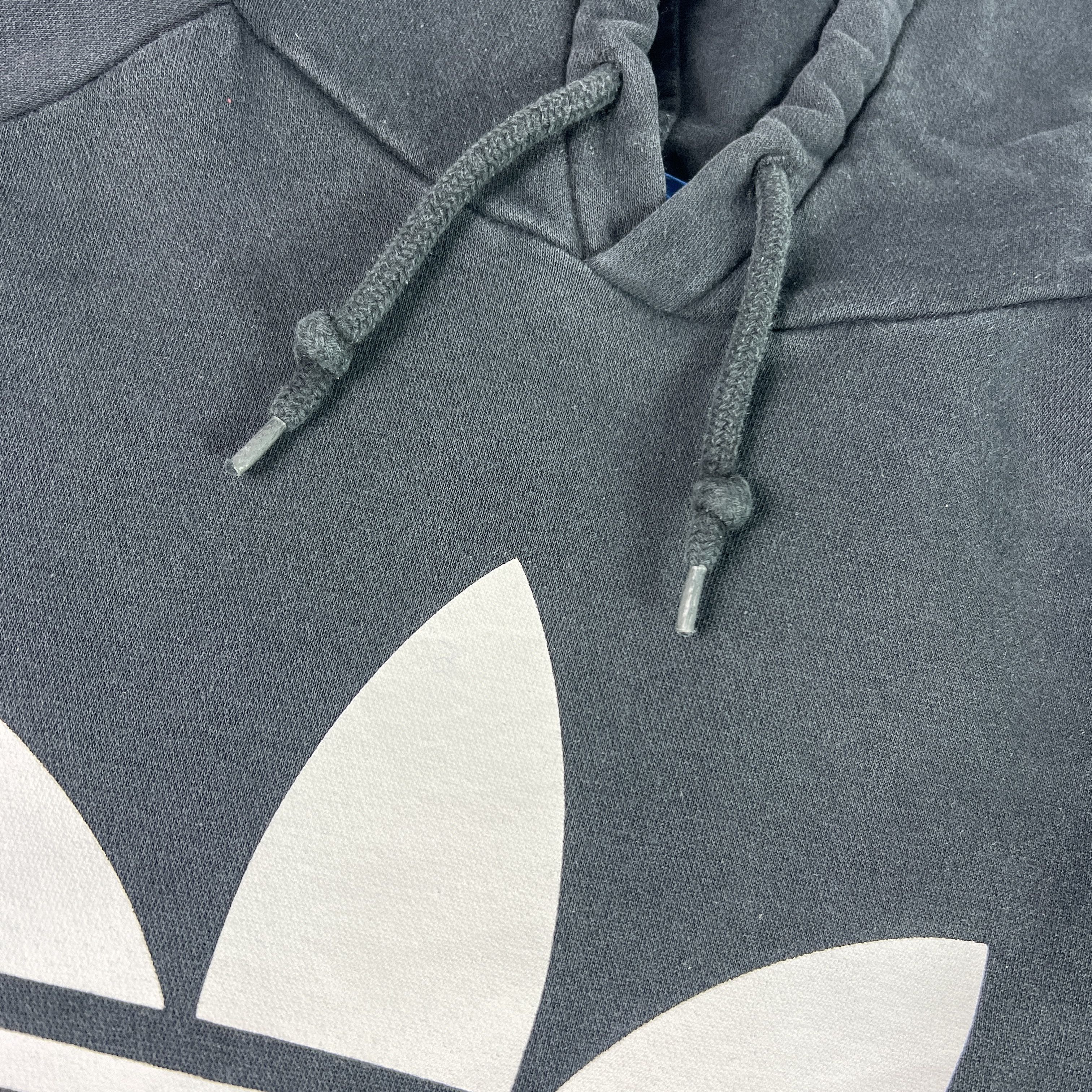 Adidas Adidas Sweatshirt Black & White Faded Trefoil Hoodie Size US XL / EU 56 / 4 - 3 Thumbnail
