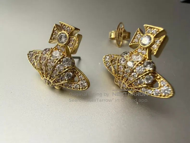 Vivienne Westwood Vivienne Westwood Saturn Earrings Size ONE SIZE - 1 Thumbnail