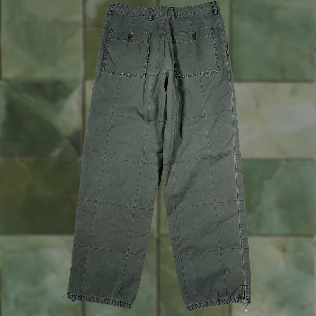 Polo Ralph Lauren VINTAGE Ralph Lauren Sport Pants Womens Medium Green Snow Pants 28in Inseam Quilted Insulated Lined Pockets Winter Casual Womens Size 32" / US 10 / IT 46 - 1 Thumbnail