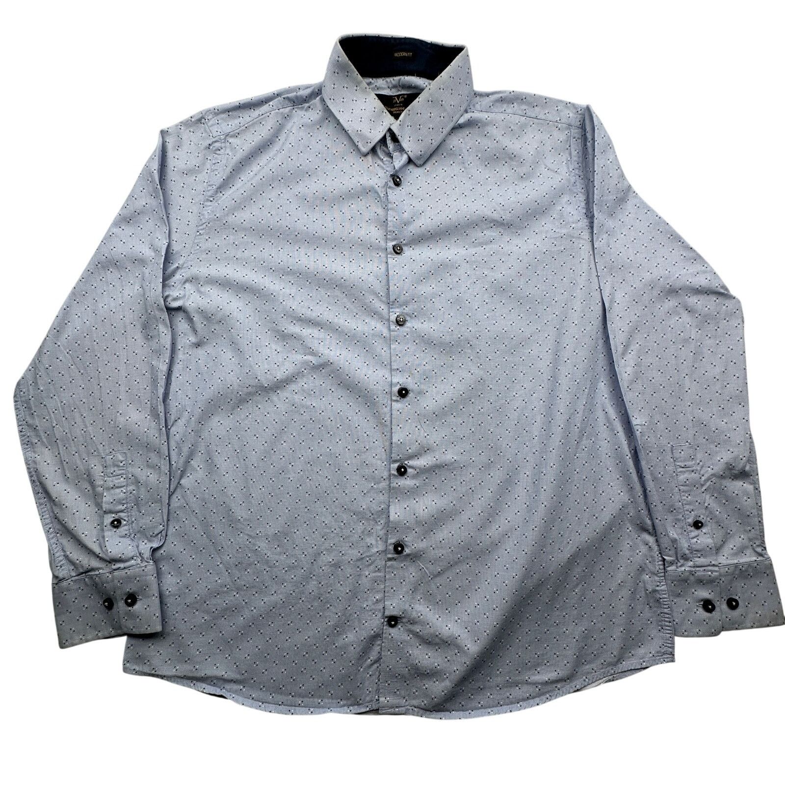 Versace Versace 1969 Abbigliamento Sportivo Button Shirt Large 16.5 Size US L / EU 52-54 / 3 - 1 Thumbnail