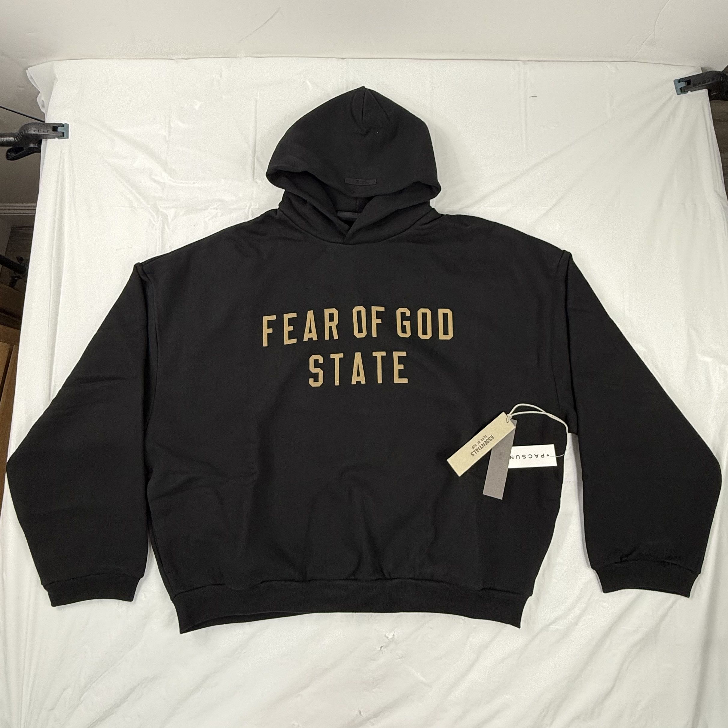 Fear of God Fear of God Essentials State Hoodie Black XXL Oversized Size US XXL / EU 58 / 5 - 1 Thumbnail