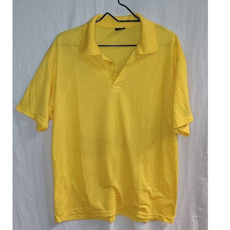 Other S.F. Deer Yellow Polo Cotton Short Sleeve Shirt Size Large Size US L / EU 52-54 / 3 - 1 Thumbnail