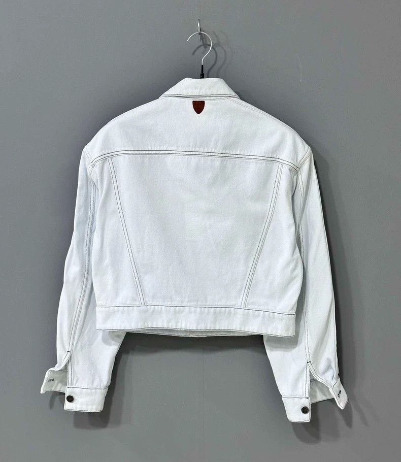 Louis Vuitton Louis Vuitton Denim Jacket with Stripes -2505 Size M / US 6-8 / IT 42-44 - 4 Thumbnail