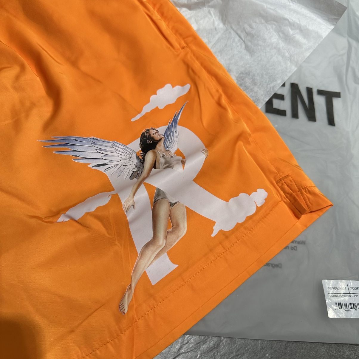 Represent Clo. Represent Storms In Heaven Shorts - Neon Orange XL Size US 34 / EU 50 - 2 Thumbnail