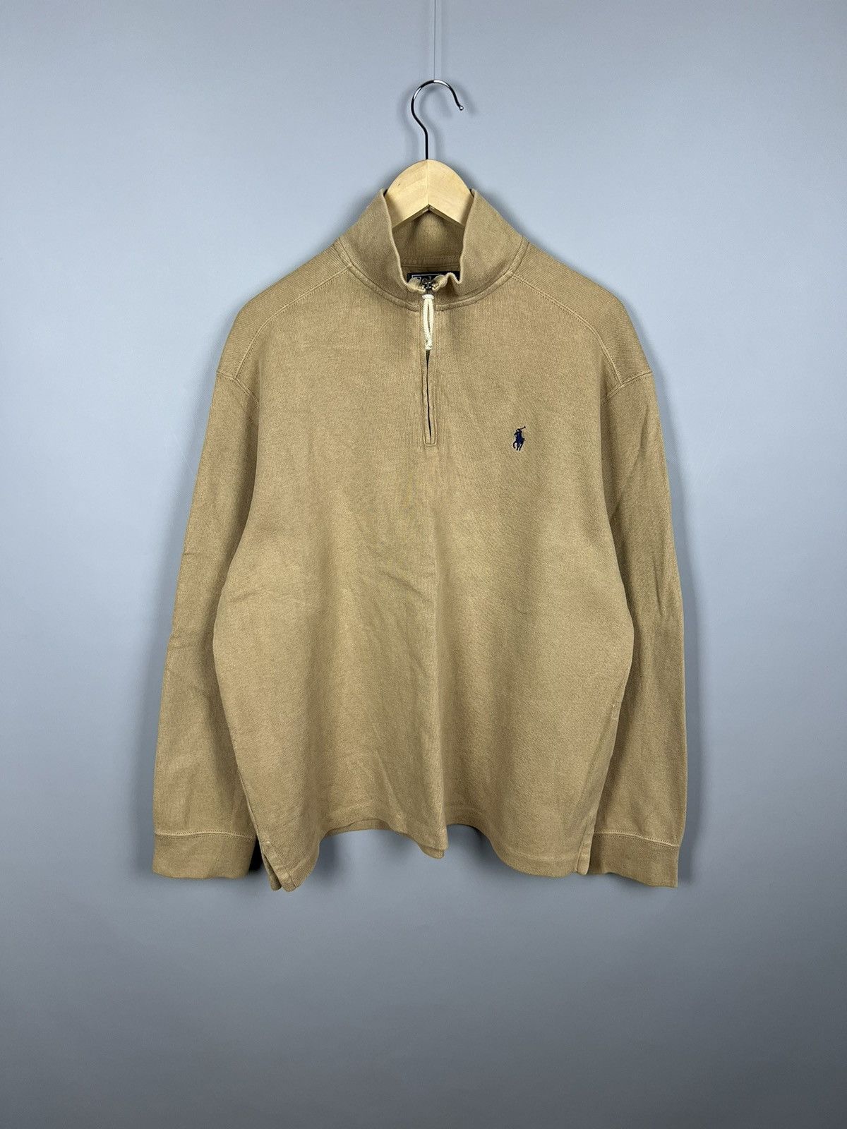 Polo Ralph Lauren (L) Polo Ralph Lauren Vintage Sweater Zip 1/4 Size US L / EU 52-54 / 3 - 1 Thumbnail