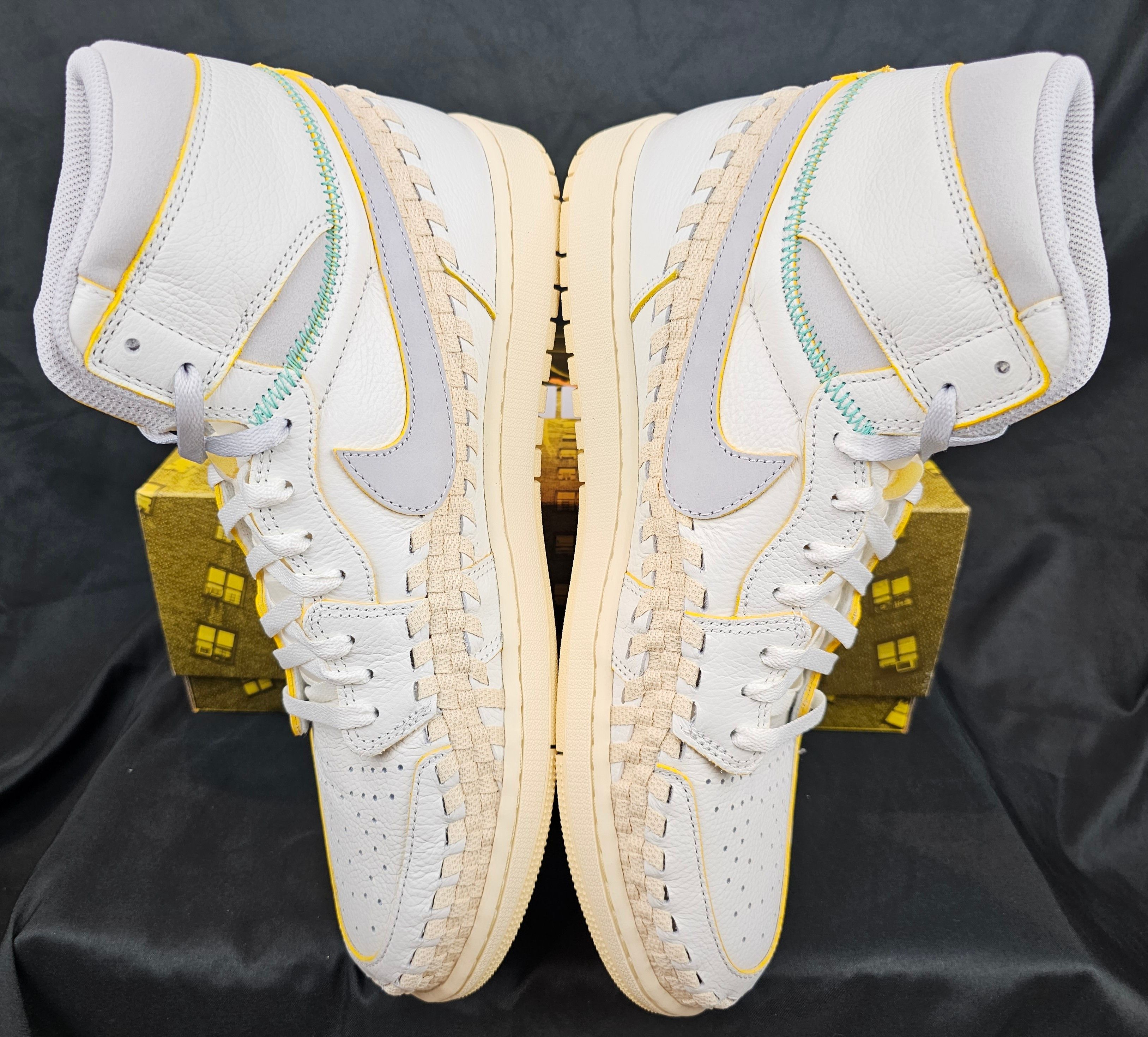 Jordan Brand Nike Jordan 1 Retro Hi OG SP Union LA Bephies Beauty Supply Size US 13 / EU 46 - 5 Thumbnail
