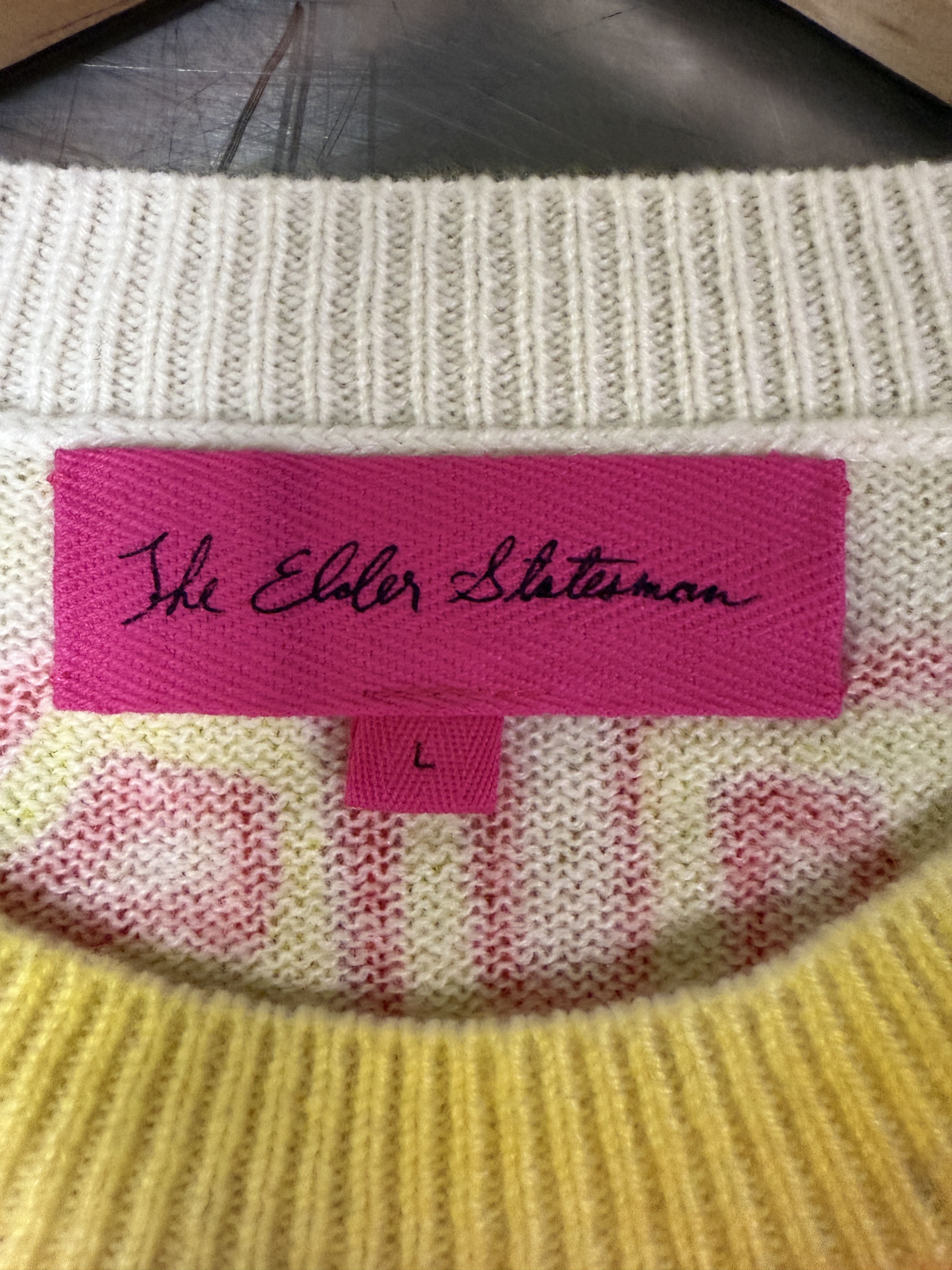 The Elder Statesman $2295 The Elder Statesman Graffiti Crewneck Sweater Size US L / EU 52-54 / 3 - 8 Thumbnail