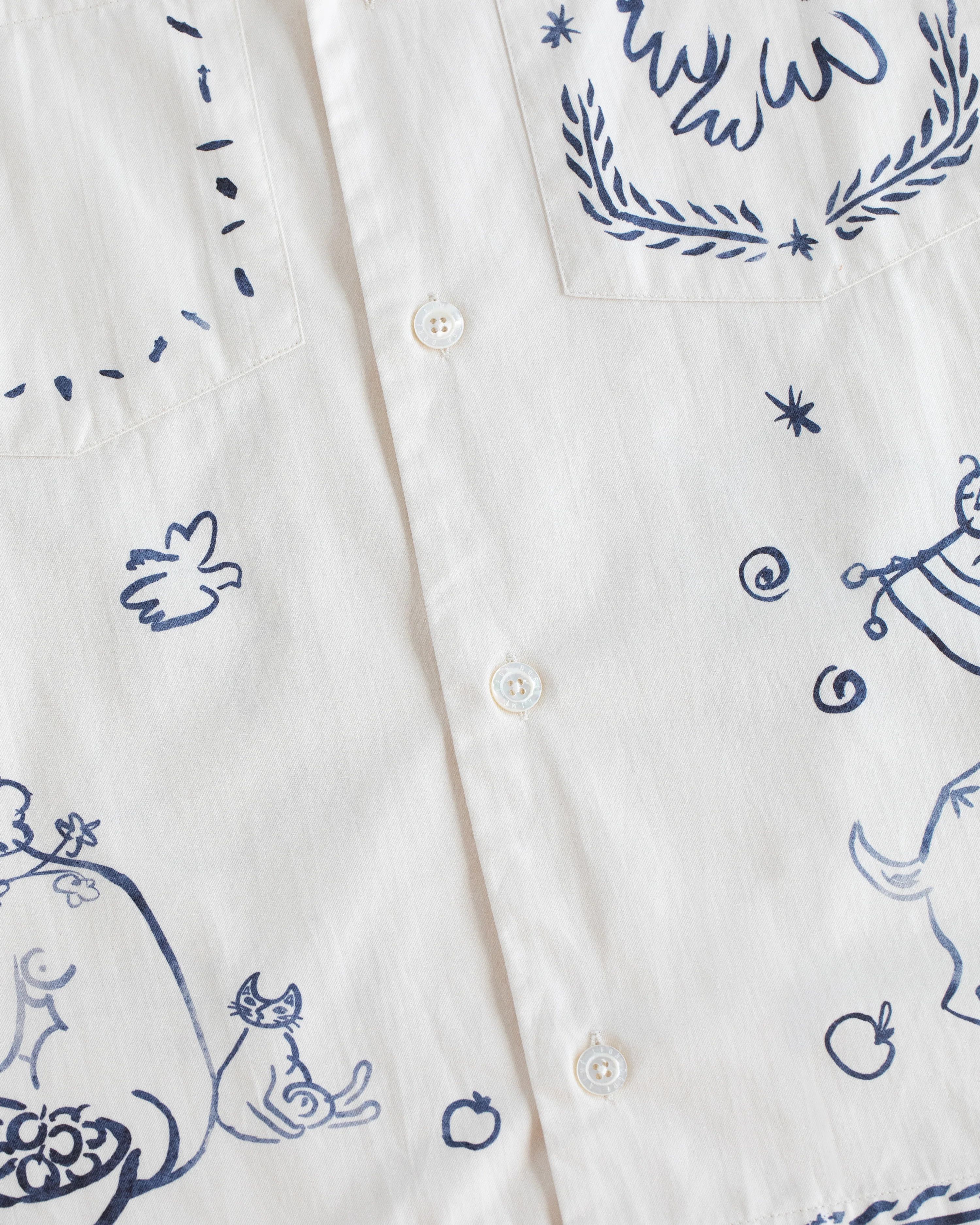Aime Leon Dore Lesvos Cropped Camp Shirt Size US XXL / EU 58 / 5 - 4 Thumbnail