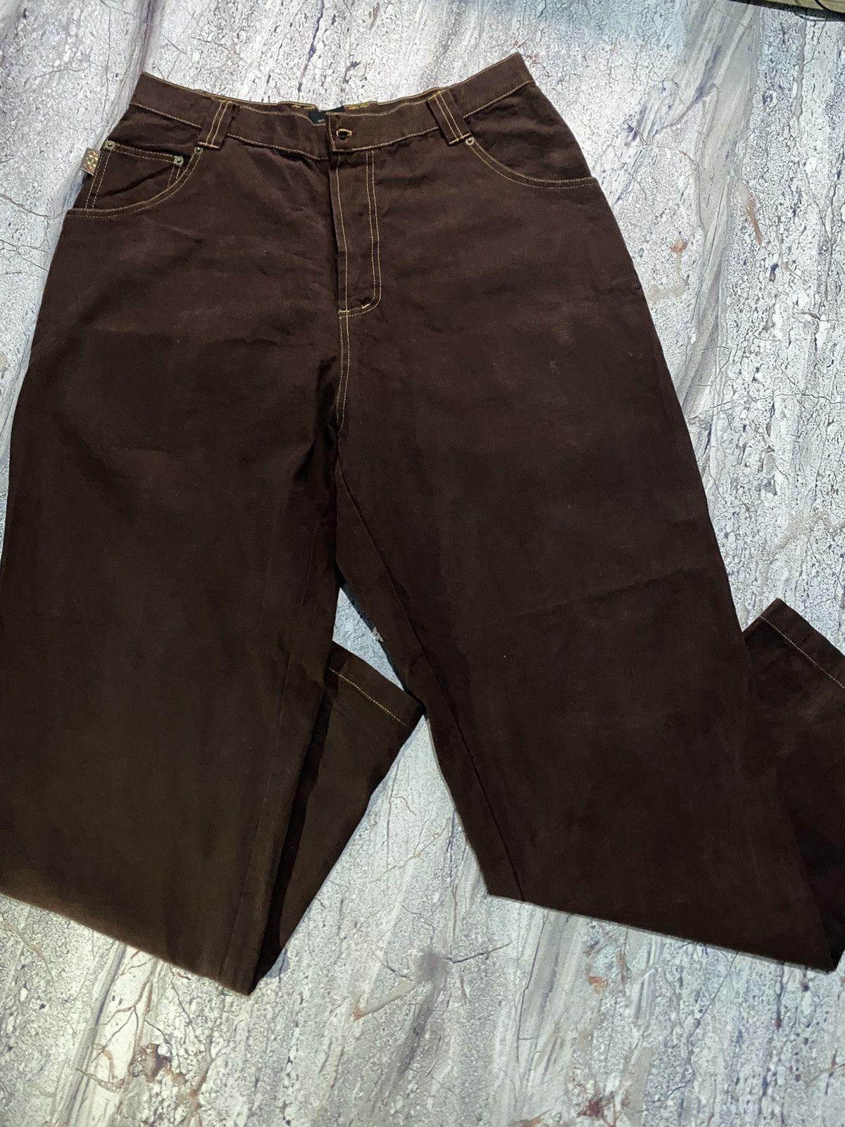 JNCO VINTAGE BAGGY KIKWEAR CLOTHING SKATE PANTS HIP-HOP Y2K Size US 38 / EU 54 - 10 Thumbnail
